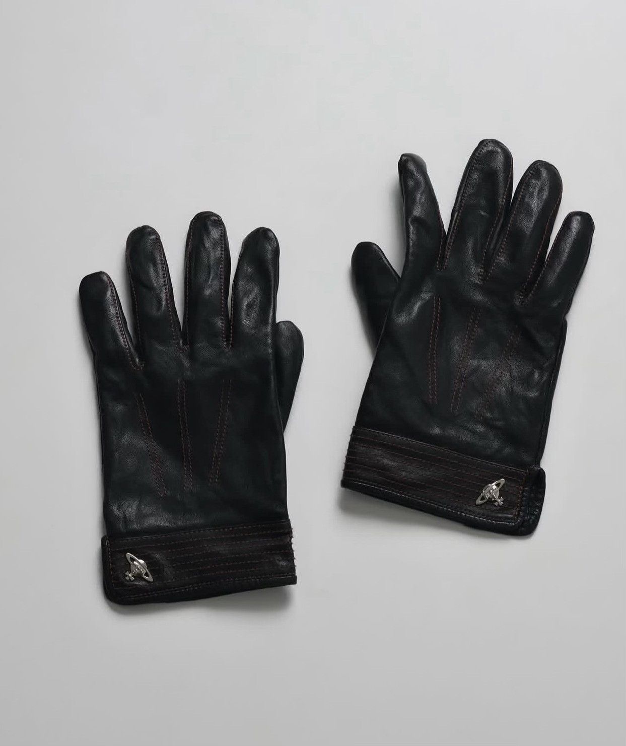 Vivienne Westwood Vintage Vivienne Westwood Orb Leather Gloves Size ONE SIZE - 3 Thumbnail