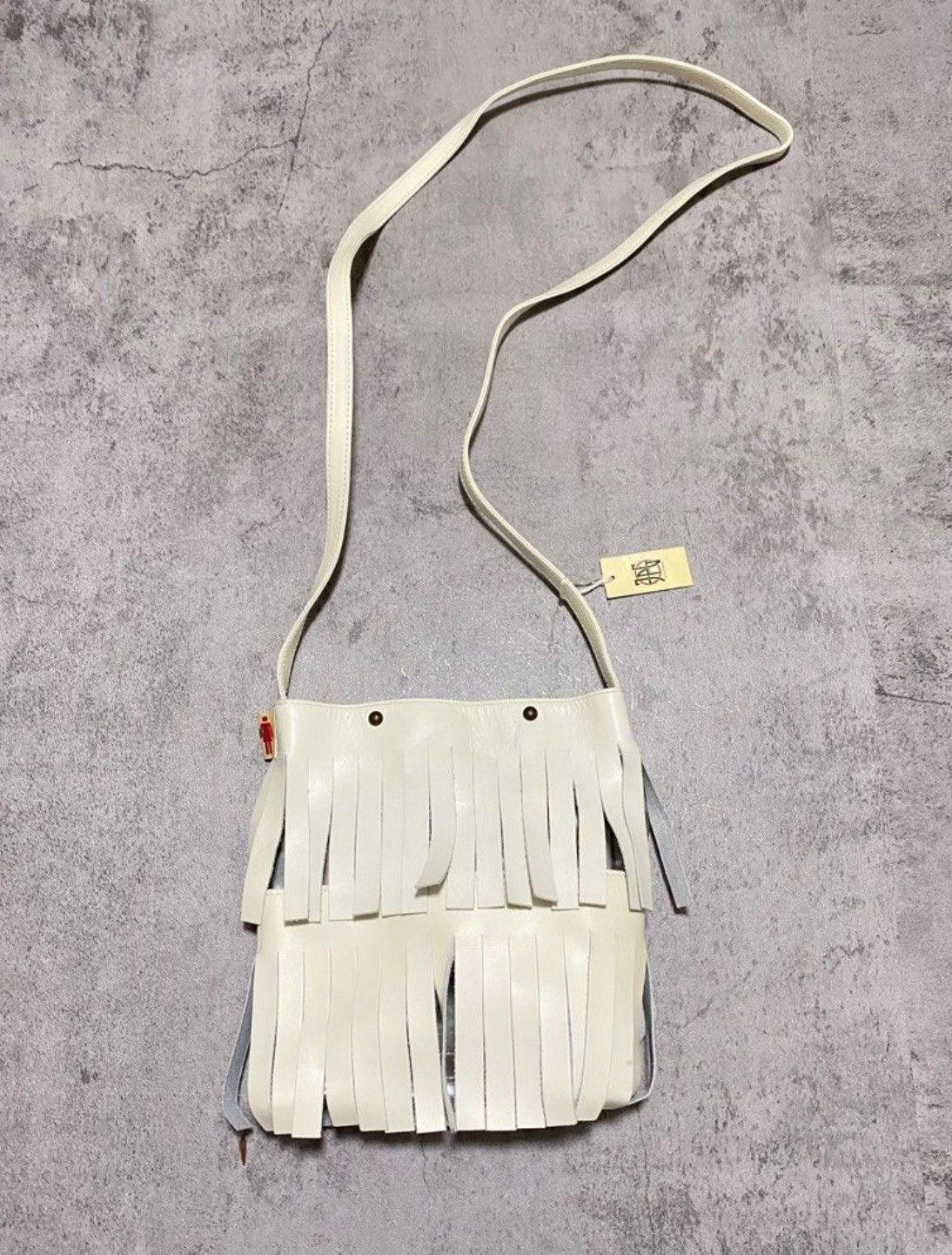 Jean Paul Gaultier Vintage Jean Paul Gaultier Fringe Leather Sling Bag Size ONE SIZE - 7 Thumbnail