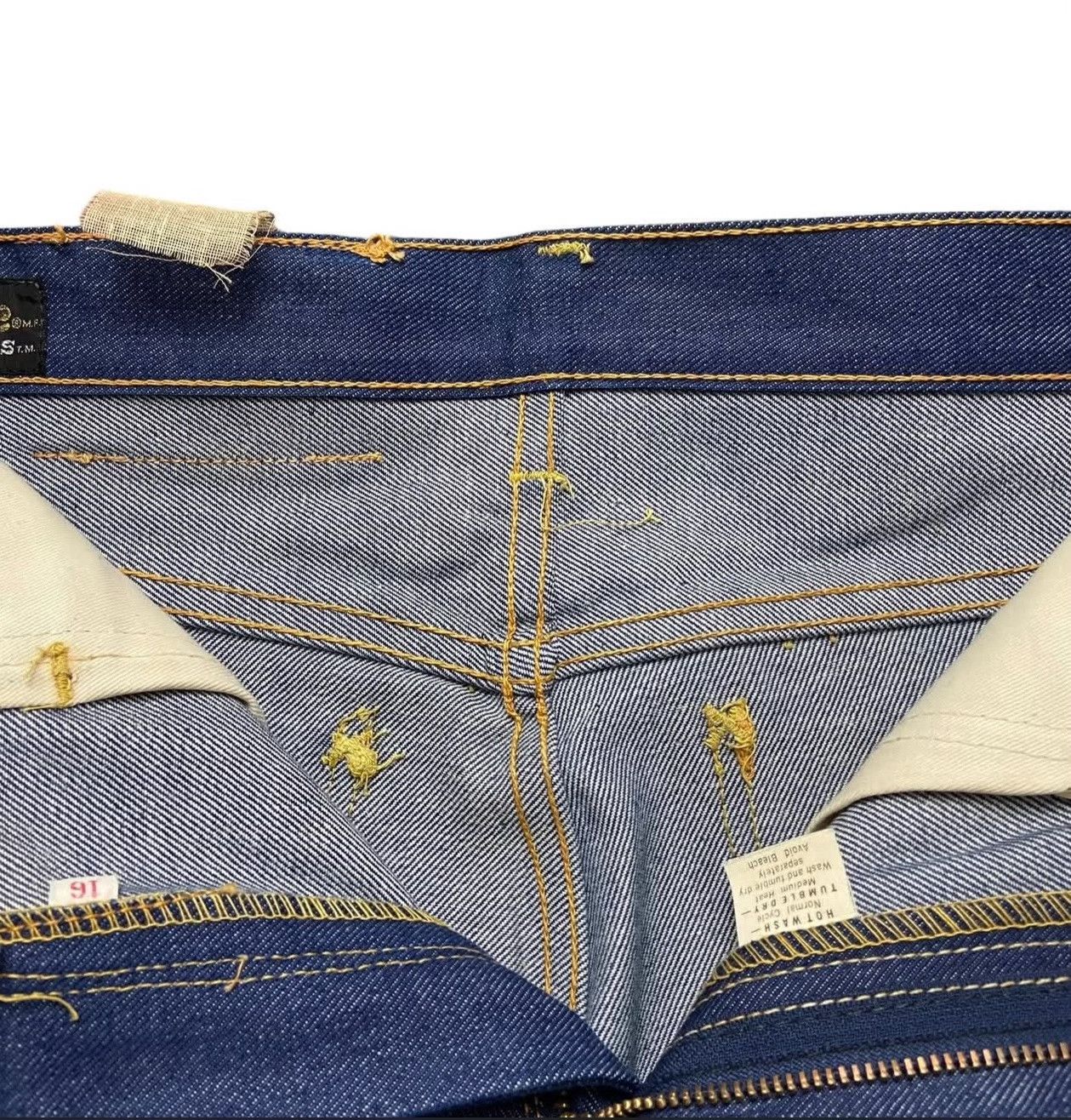 Lee Vintage Lee 70's Dead Stock Boot Cut Jeans Size US 29 - 8 Thumbnail
