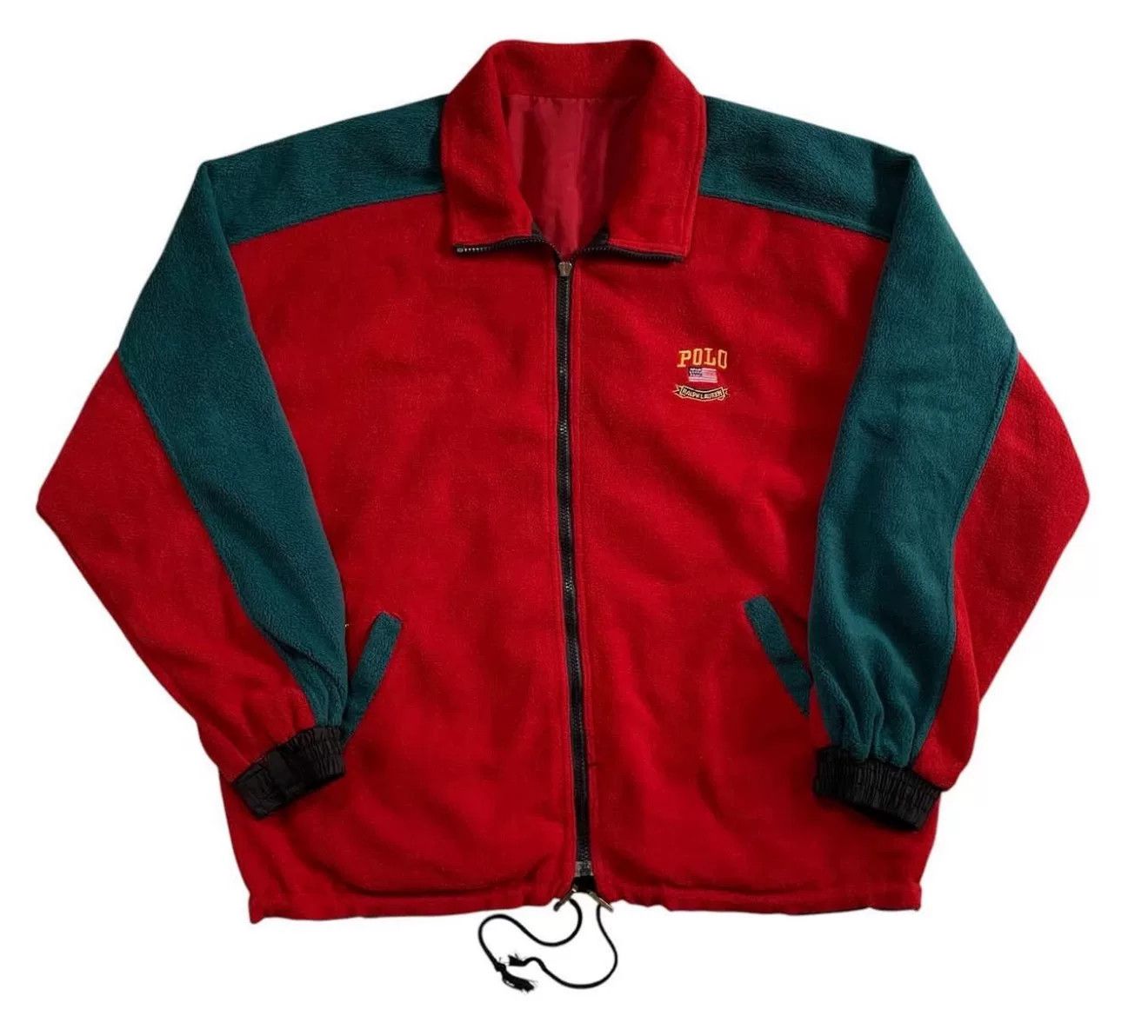 Vintage Vintage Polo Sport Reversible Bomber Jacket Size US M / EU 48-50 / 2 - 4 Thumbnail