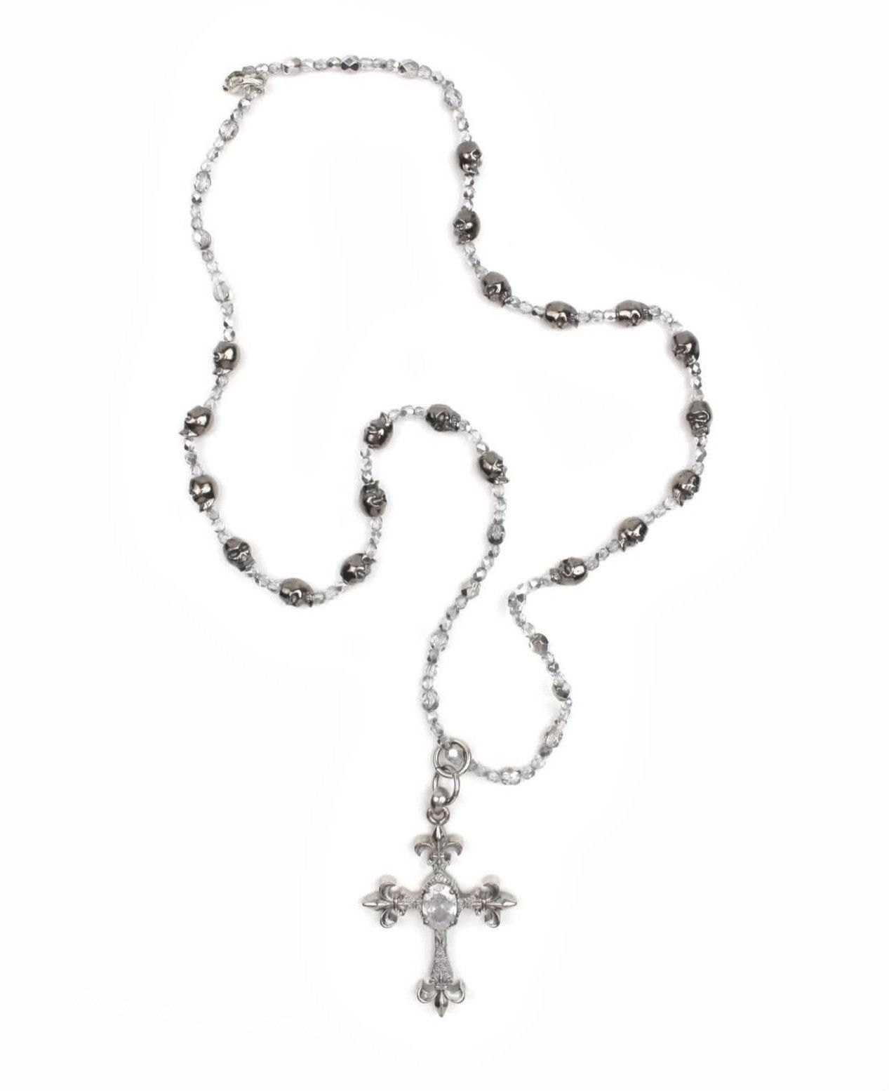 Vintage Vintage 2000s Japanese Skull Bead Rosary Necklace Size ONE SIZE - 4 Thumbnail
