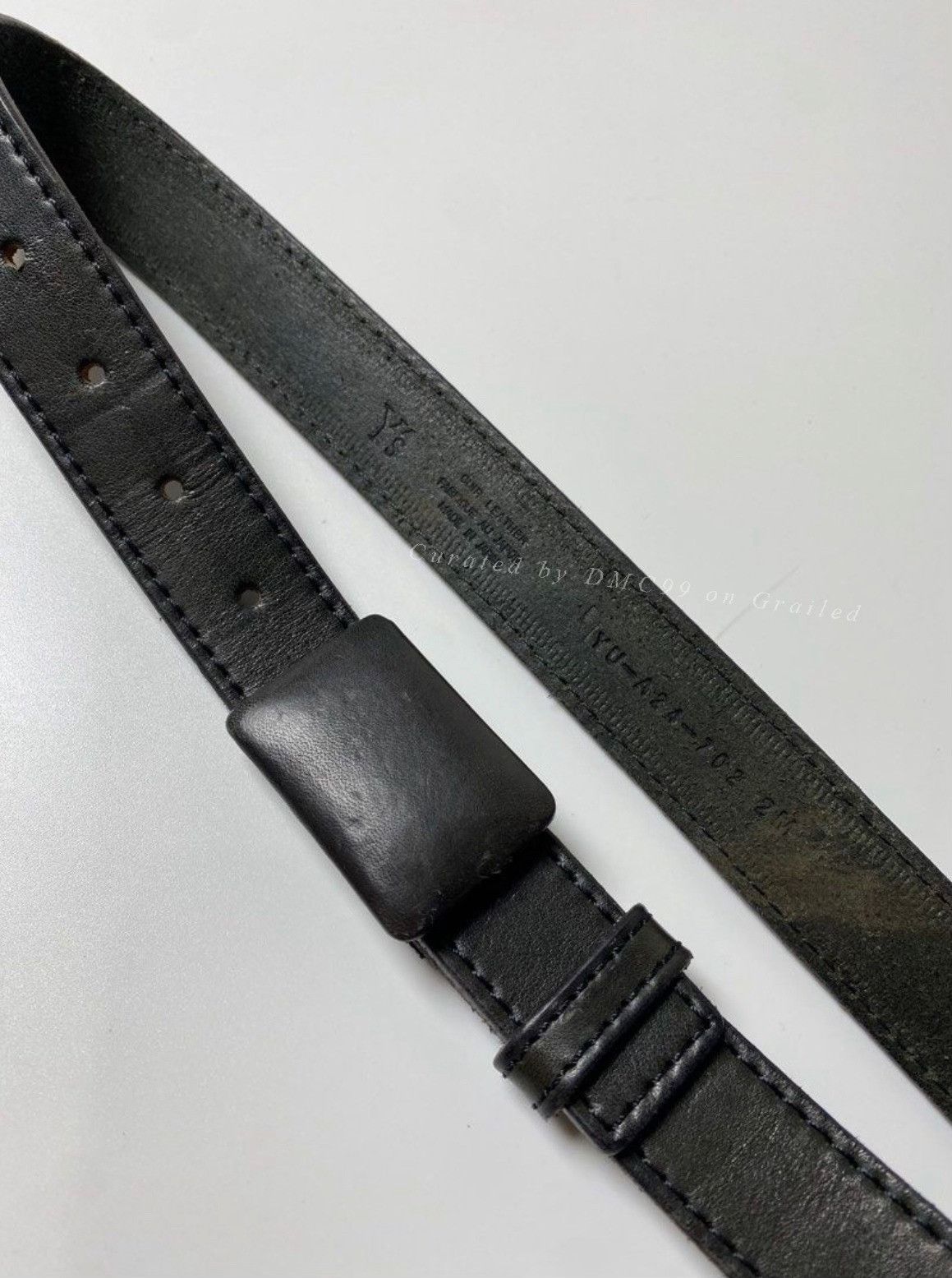 Yohji Yamamoto Vintage Yohji Yamamoto Y's SS97 Leather Belt Size ONE SIZE - 2 Thumbnail