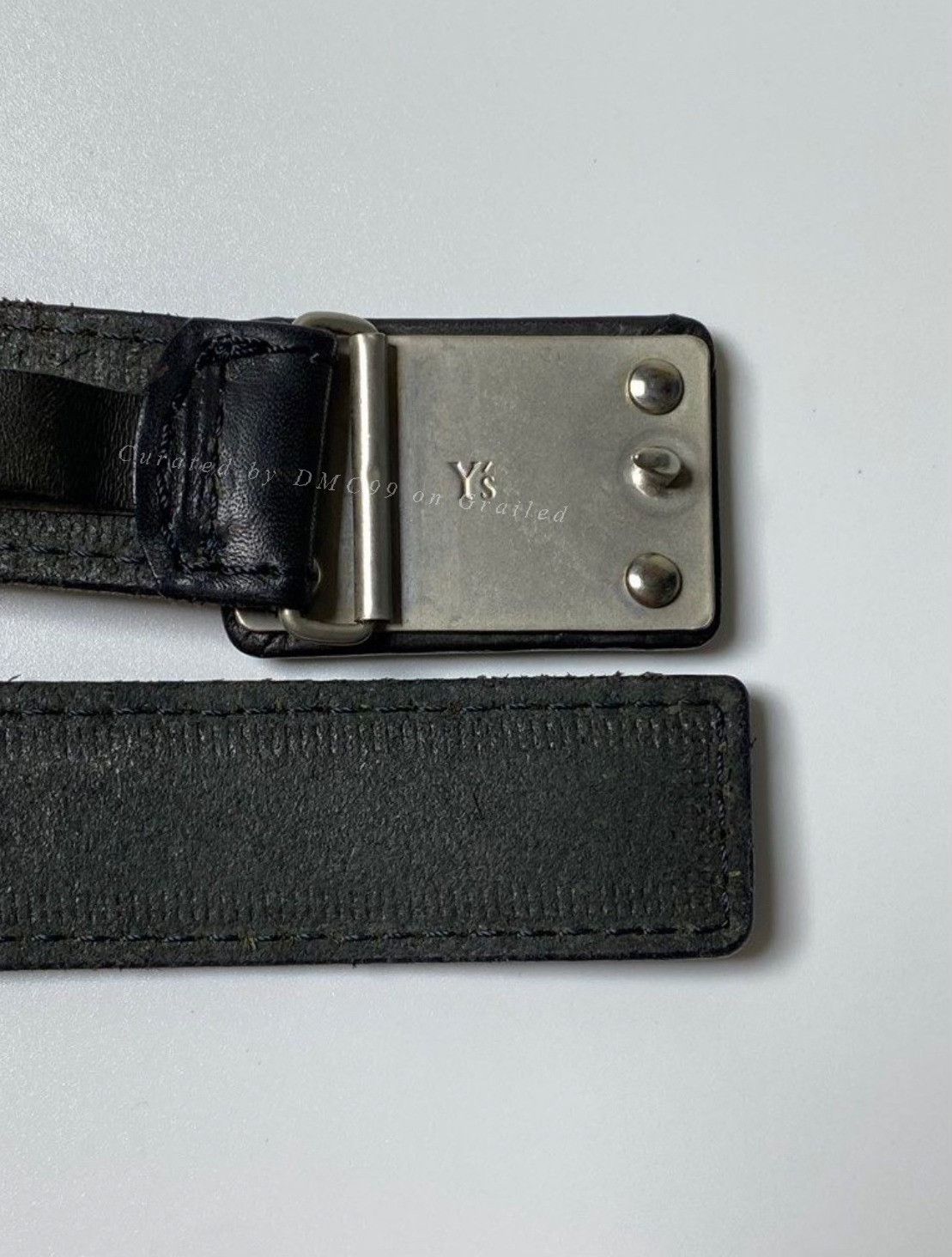 Yohji Yamamoto Vintage Yohji Yamamoto Y's SS97 Leather Belt Size ONE SIZE - 4 Thumbnail