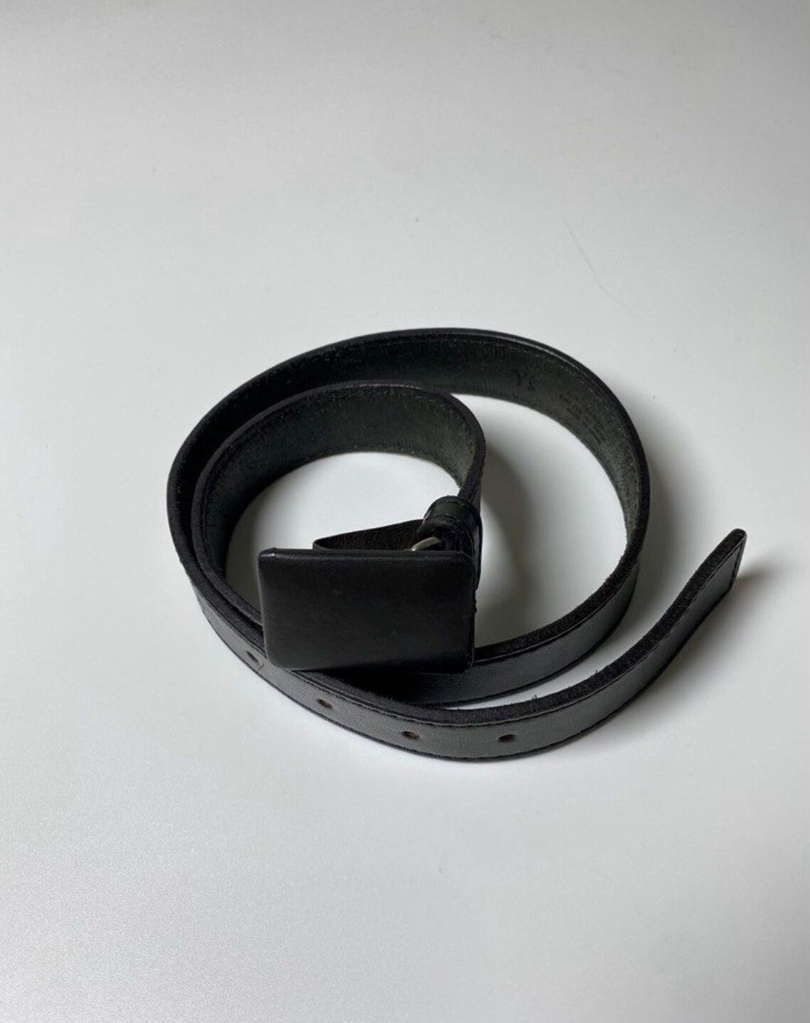 Yohji Yamamoto Vintage Yohji Yamamoto Y's SS97 Leather Belt Size ONE SIZE - 7 Thumbnail