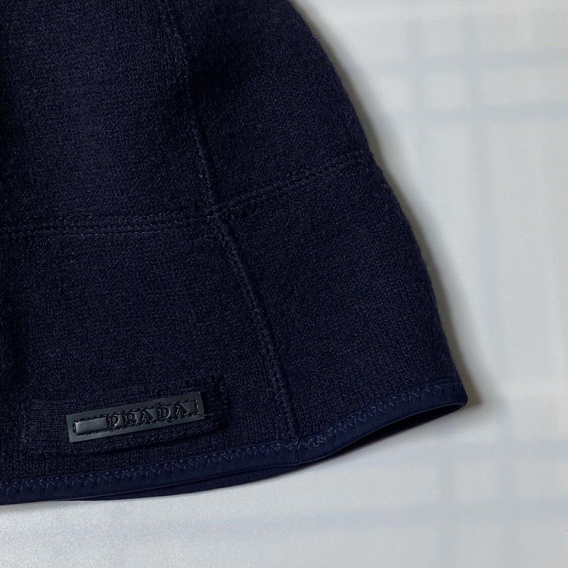 Prada Vintage Prada 2010 Sport Black Tab Beanie Size ONE SIZE - 4 Thumbnail