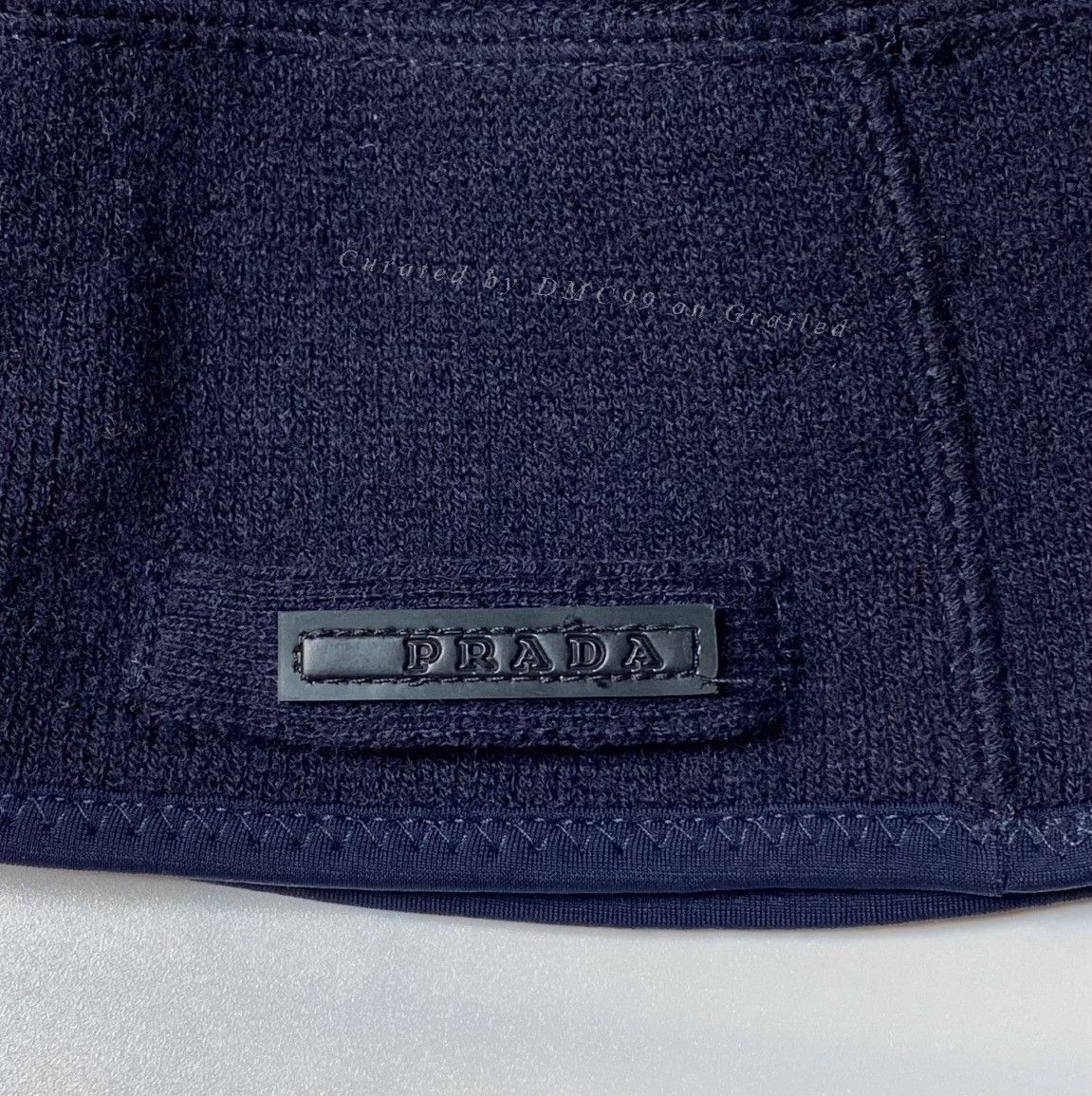 Prada Vintage Prada 2010 Sport Black Tab Beanie Size ONE SIZE - 3 Thumbnail
