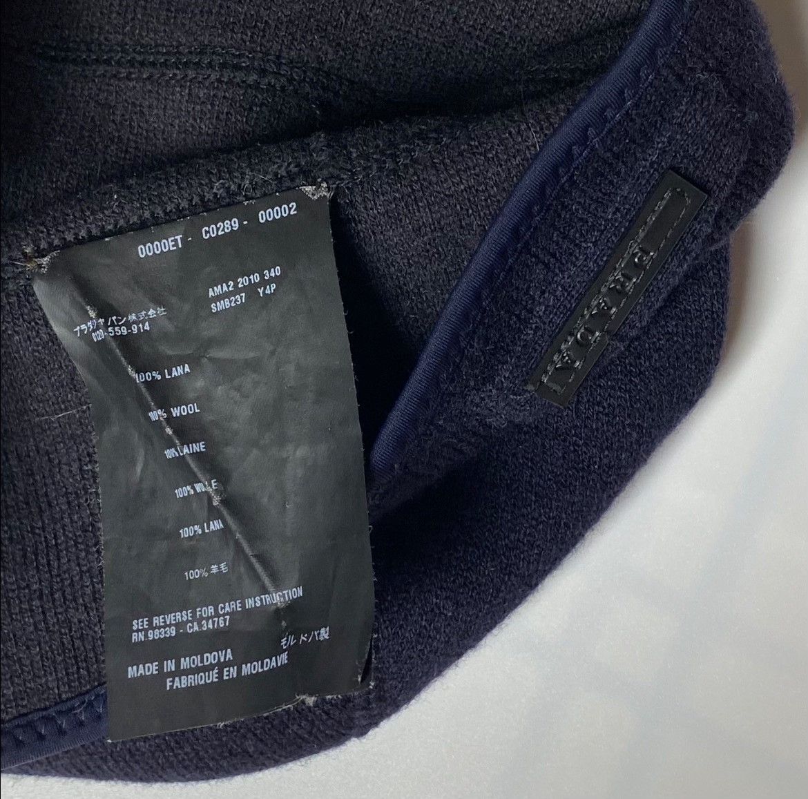 Prada Vintage Prada 2010 Sport Black Tab Beanie Size ONE SIZE - 5 Thumbnail