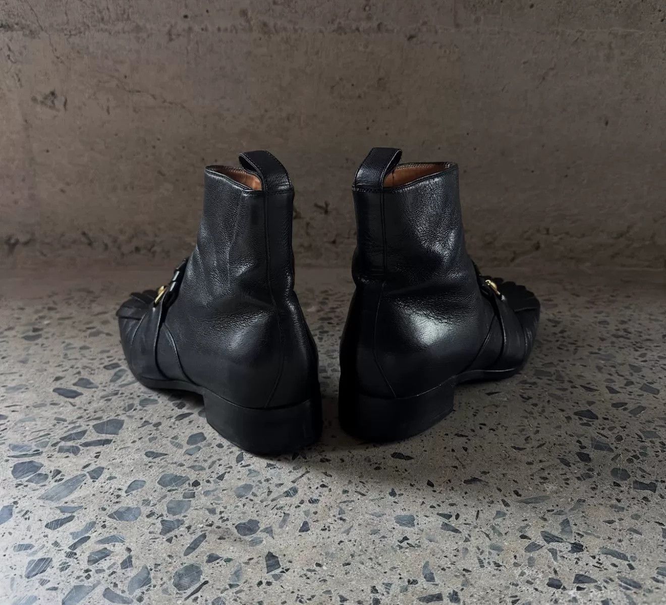 Gucci Vintage Gucci Leather Quentin Boots Size US 8 / EU 41 - 7 Thumbnail