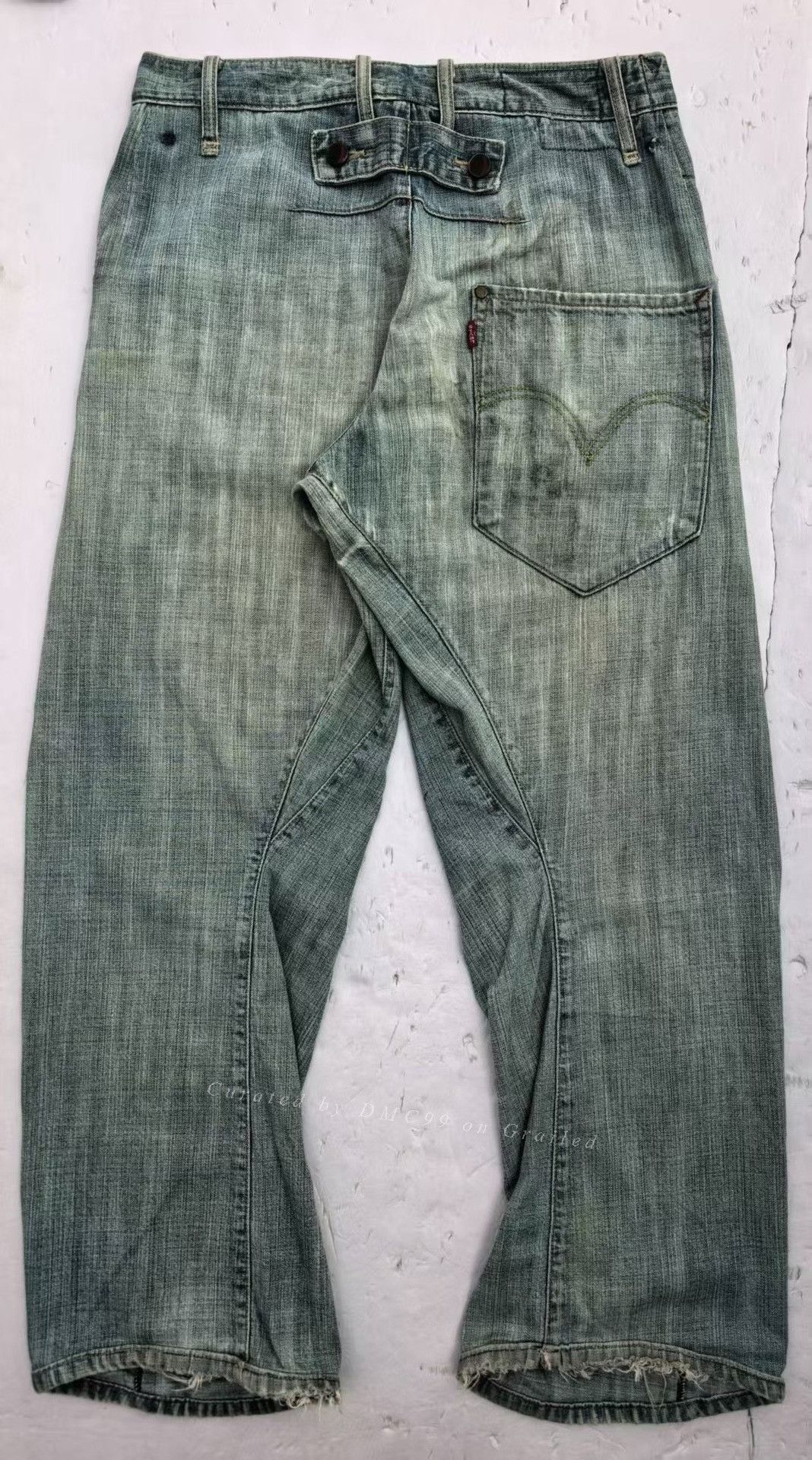 Levi's Vintage 2000s Levi's Engineered Indigo Jeans Size US 26 / EU 42 - 3 Thumbnail