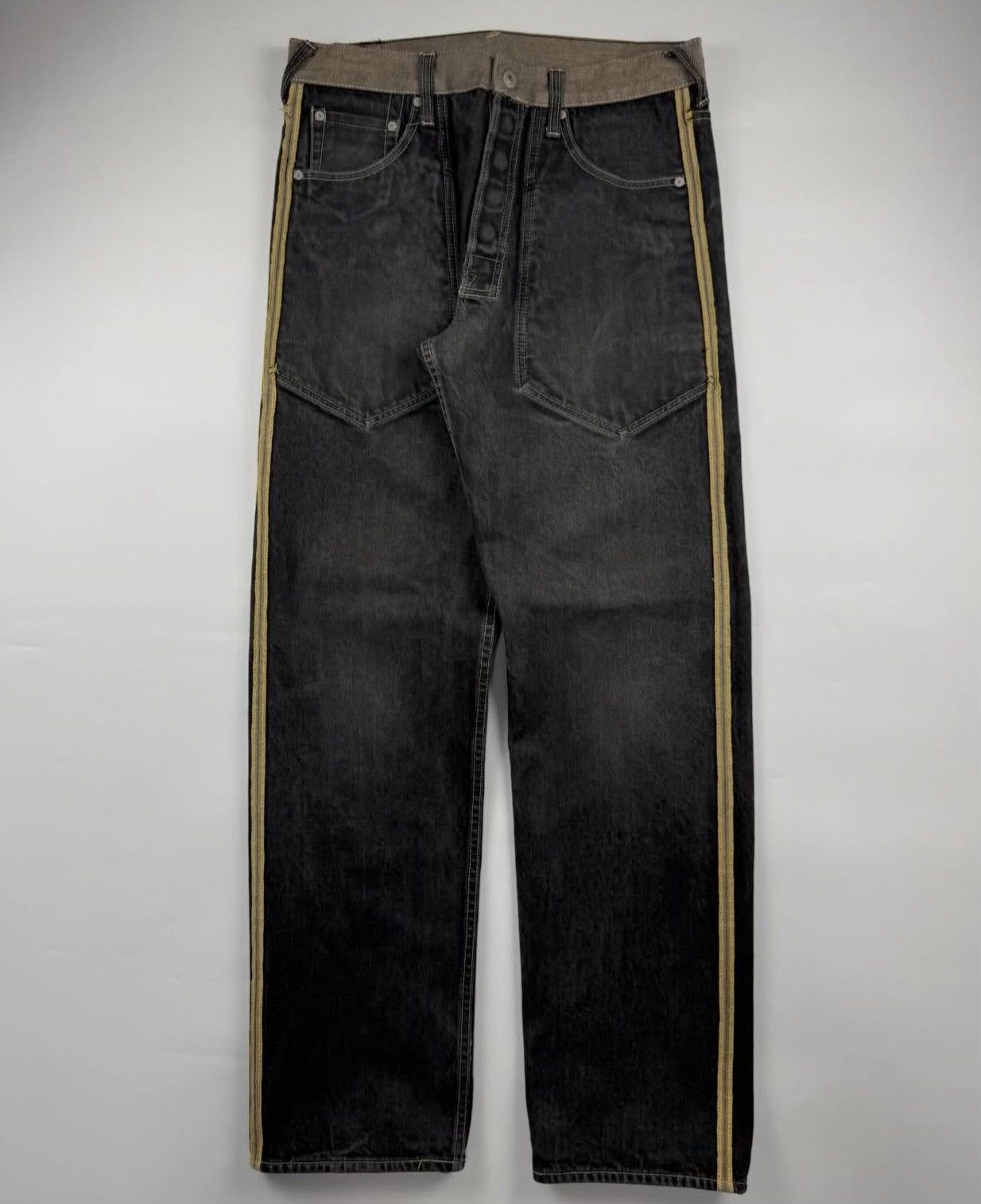 Evisu Vintage Evisu 2000s Reversible Jeans Size US 31 - 3 Thumbnail