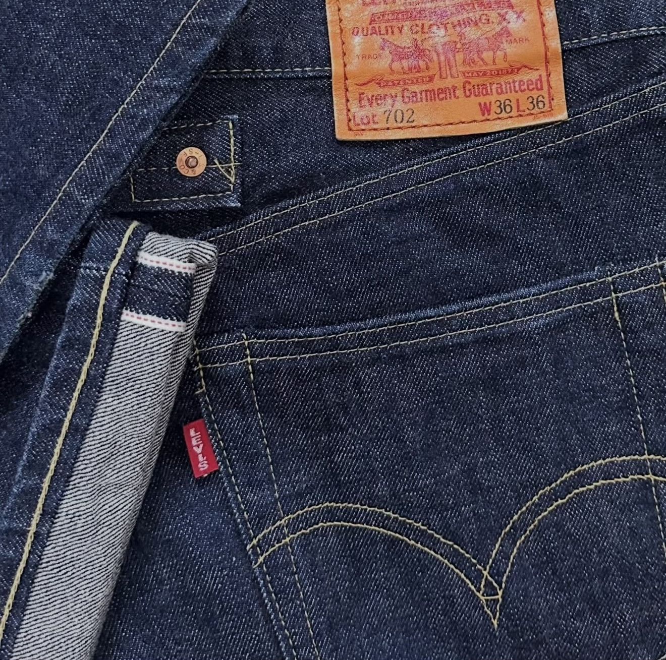 Levi's Vintage Levi's 90s 702xx BigE Japan Selvedge Size US 37 - 5 Thumbnail