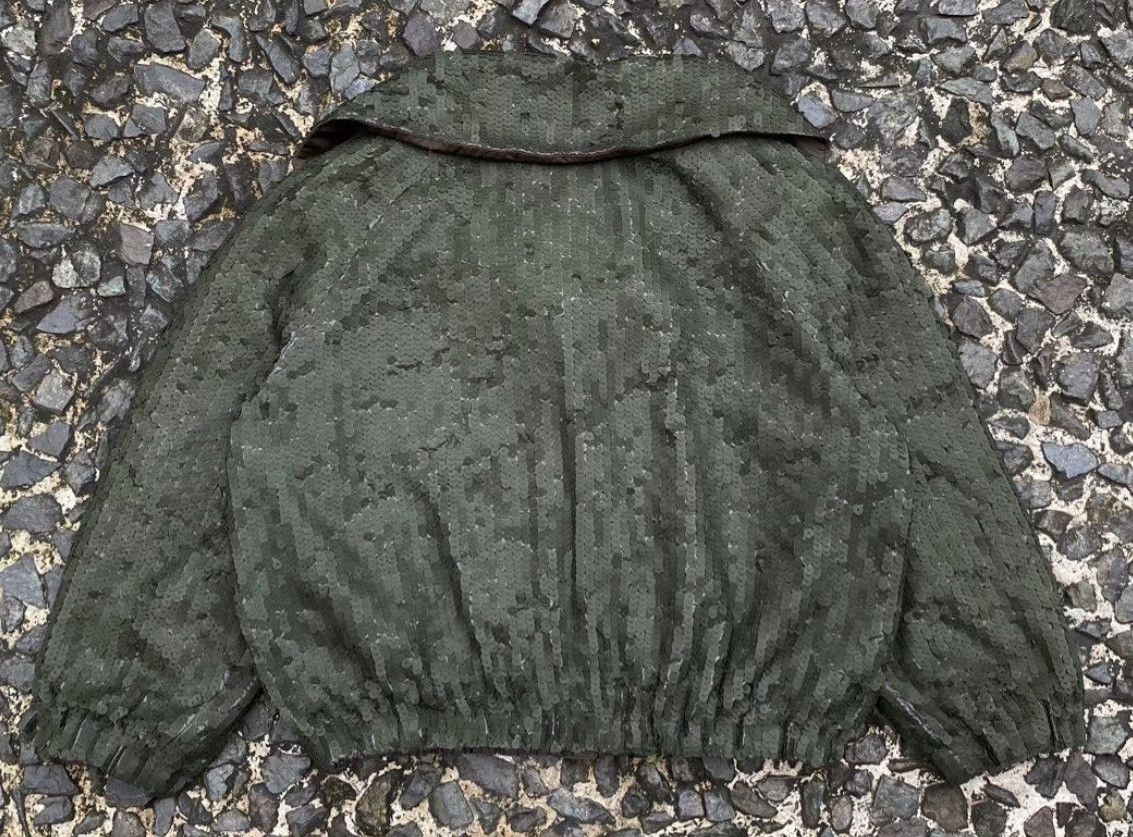 Vintage Vintage Prada 2000s Sample Sequined Cropped Jacket Size M / US 6-8 / IT 42-44 - 7 Thumbnail