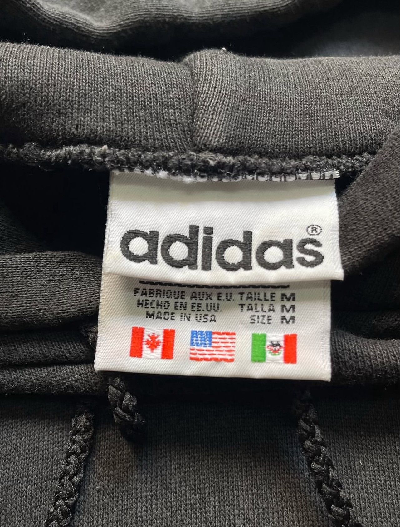 Vintage Vintage 1980s-90s Adidas USA Hoodie Size US M / EU 48-50 / 2 - 4 Thumbnail