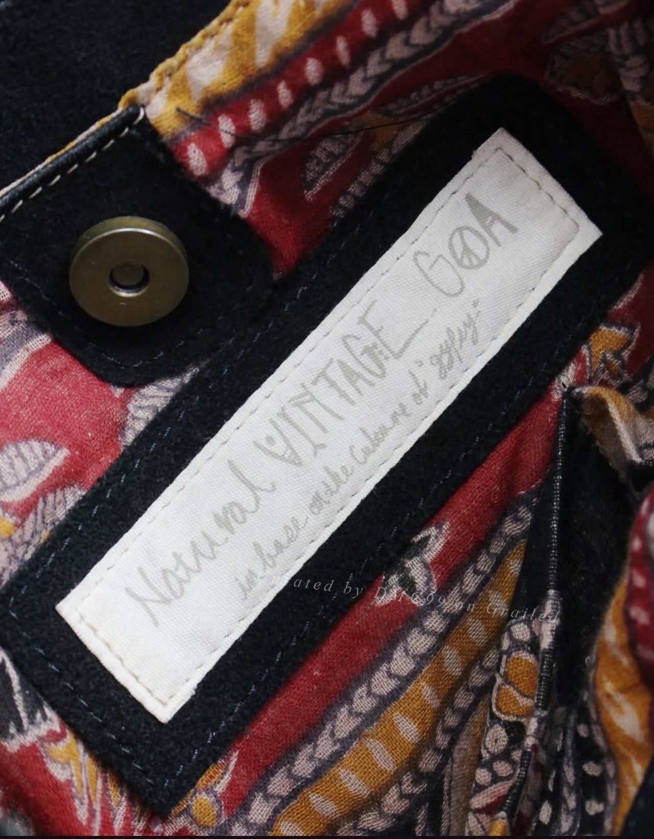 Vintage Vintage 2000s GOA Leather Shoulder Bag Size ONE SIZE - 6 Thumbnail