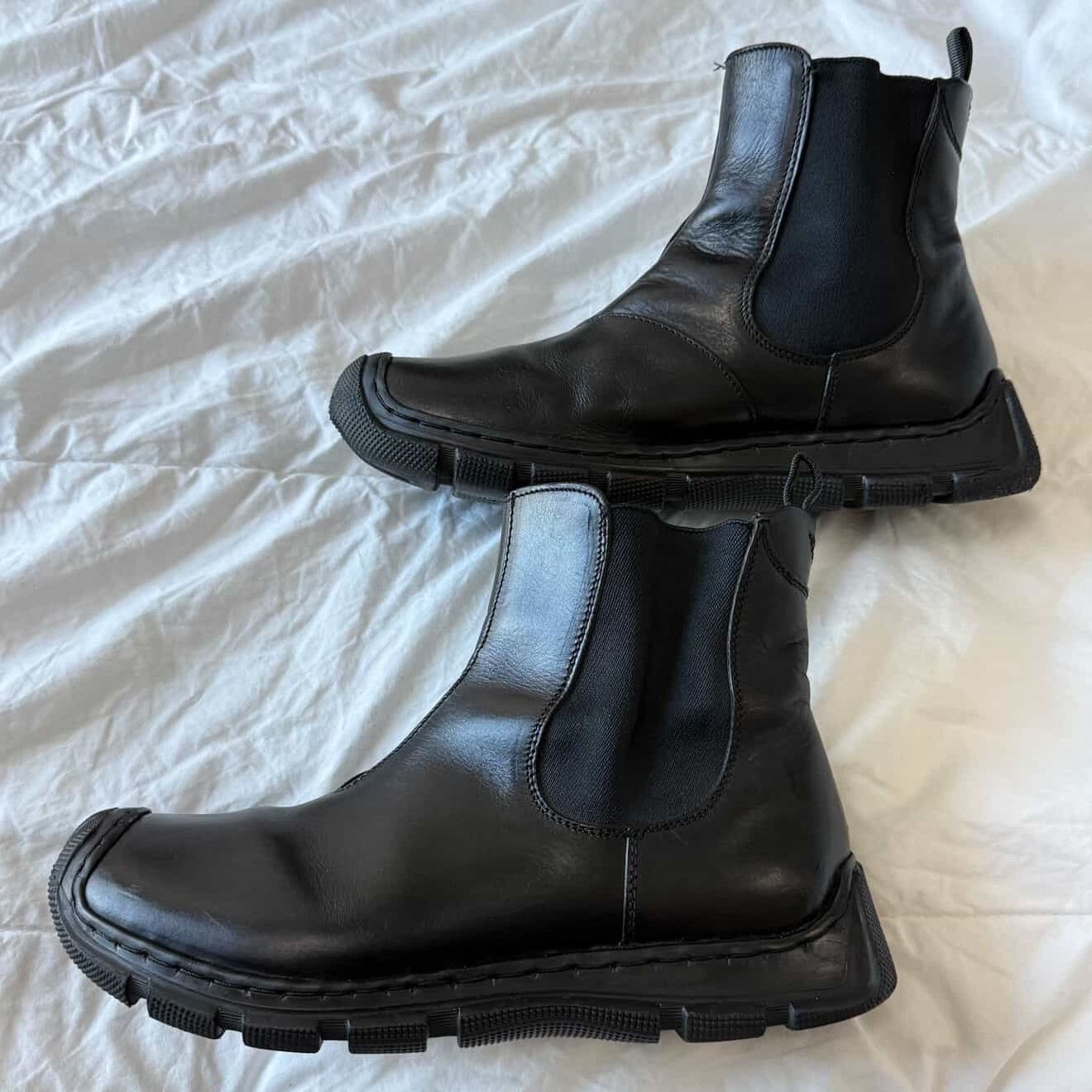 Miu Miu Miumiu FW1999 Iconic Black Boots Size US 8 / IT 38 - 6 Thumbnail