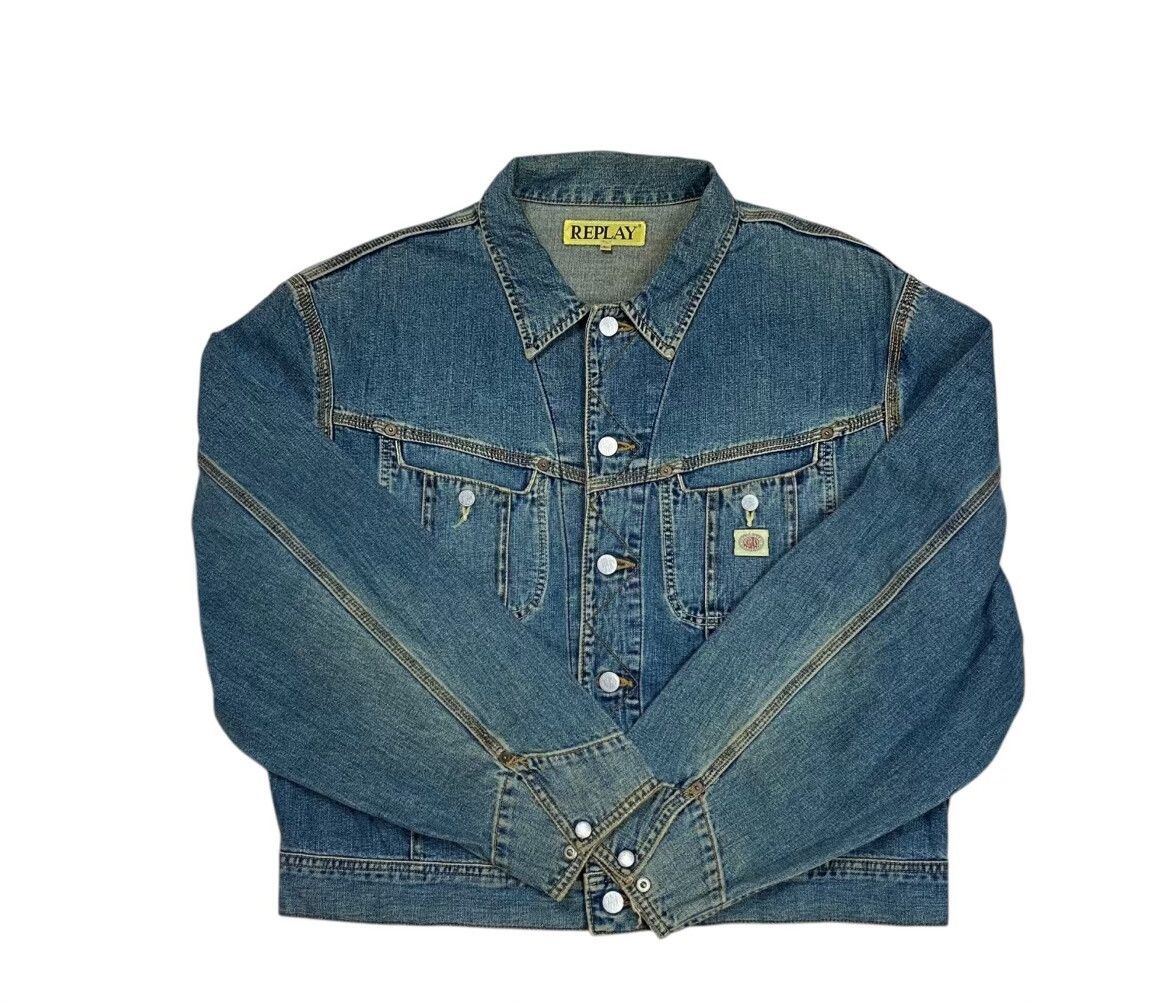 Vintage Vintage Replay 80s-90s Zippered Denim Jacket Size US M / EU 48-50 / 2 - 4 Thumbnail