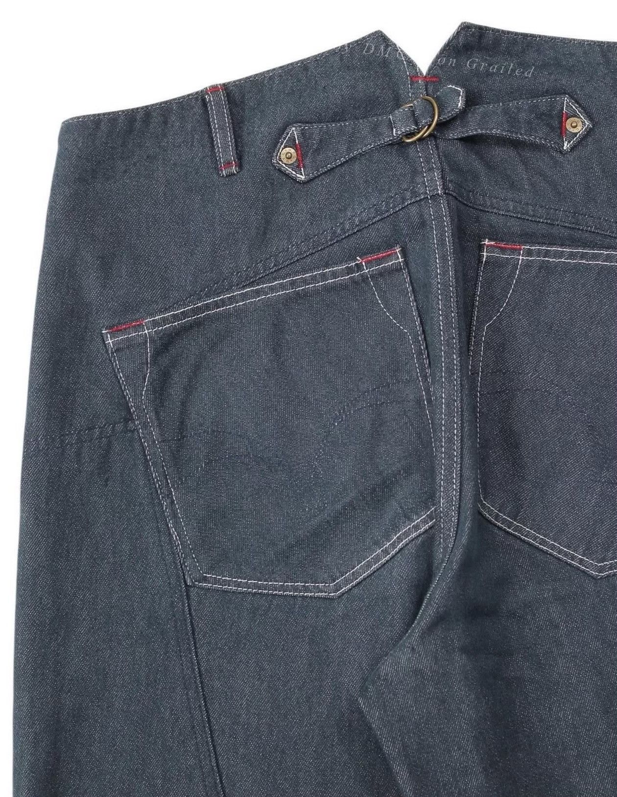 Vintage Vintage 1990s Marithe Francois Girbaud Double Knee Jeans Size US 36 / EU 52 - 6 Thumbnail
