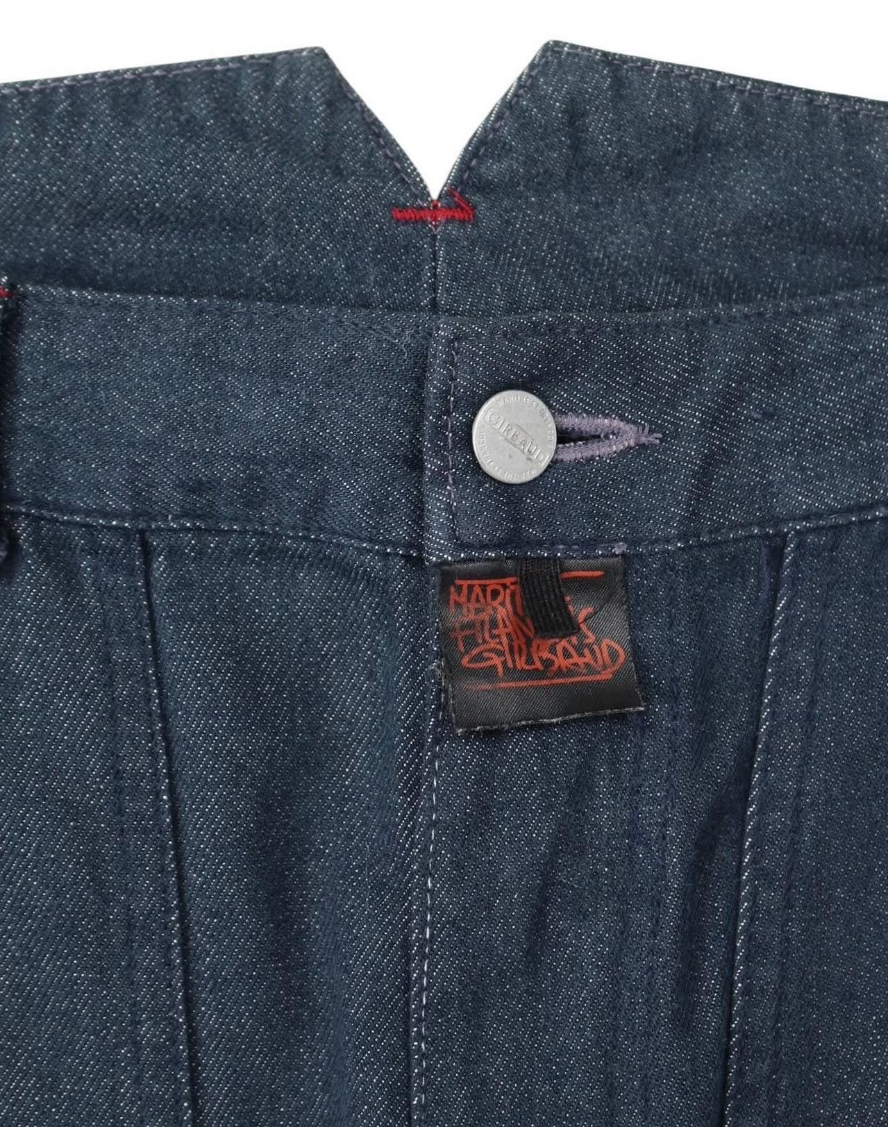 Vintage Vintage 1990s Marithe Francois Girbaud Double Knee Jeans Size US 36 / EU 52 - 4 Thumbnail
