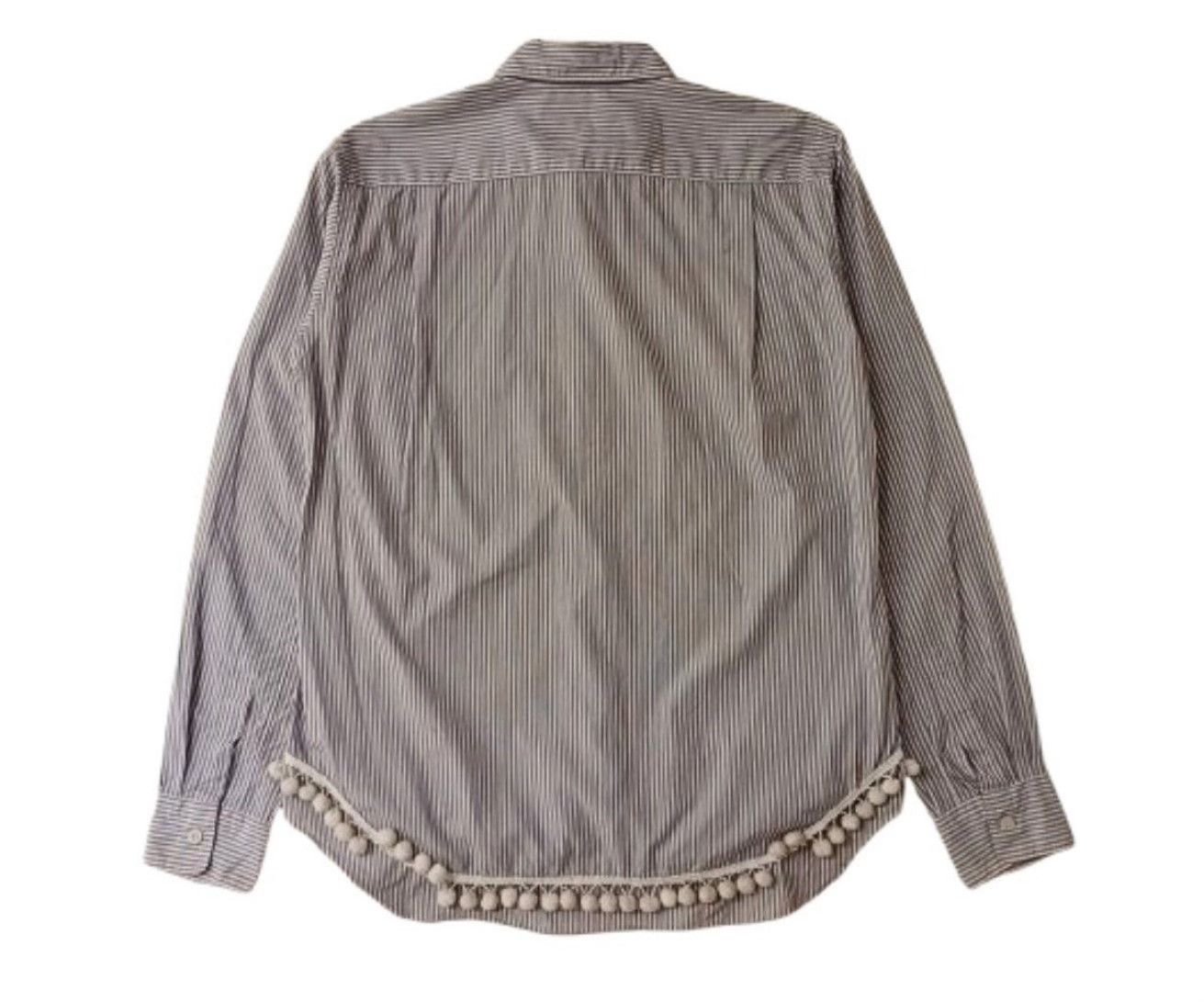 Vintage Vintage CDG 2013 Stripe Cotton Shirt Size US M / EU 48-50 / 2 - 2 Thumbnail