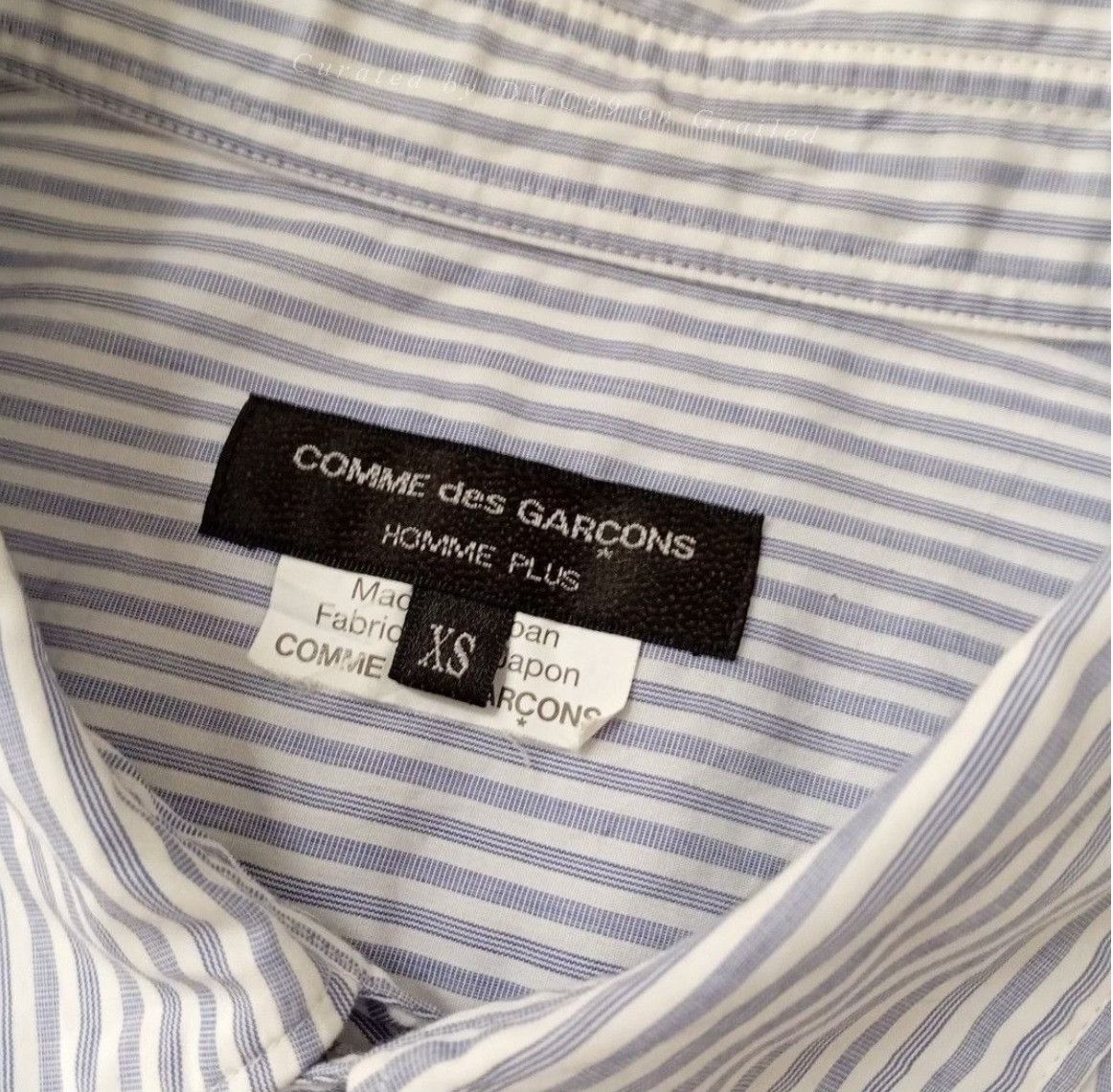 Vintage Vintage CDG 2013 Stripe Cotton Shirt Size US M / EU 48-50 / 2 - 4 Thumbnail