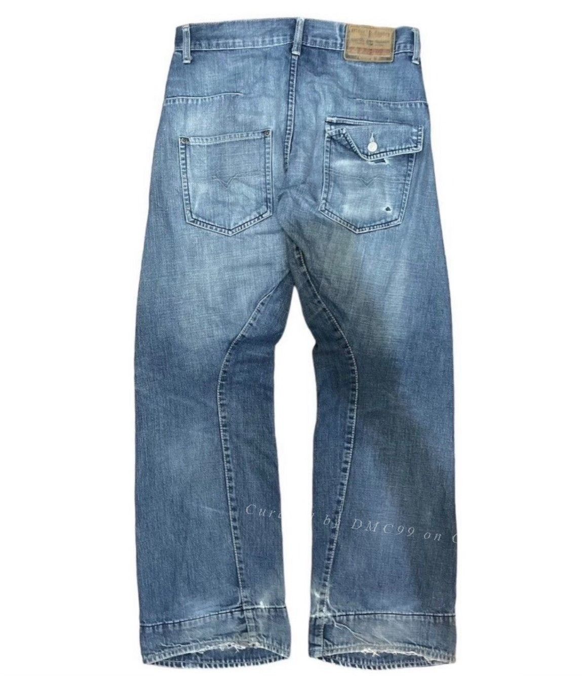 Vintage Vintage Diesel 2000s Engineered Jeans Size US 32 / EU 48 - 2 Thumbnail