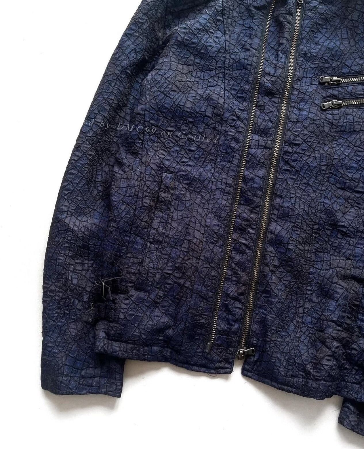 Vintage Vintage Tornado Mart 00s 3D Crocodile Motorcycle Jacket Size US M / EU 48-50 / 2 - 4 Thumbnail