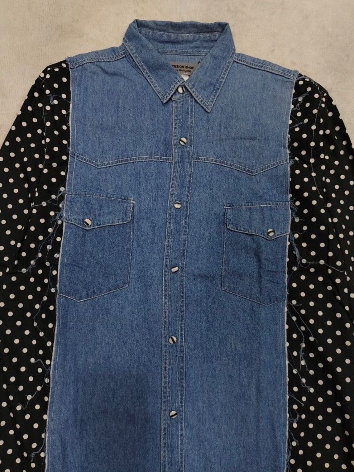 Vintage Vintage CDG 2010s Sample Patchwork Shirt Size US M / EU 48-50 / 2 - 2 Thumbnail