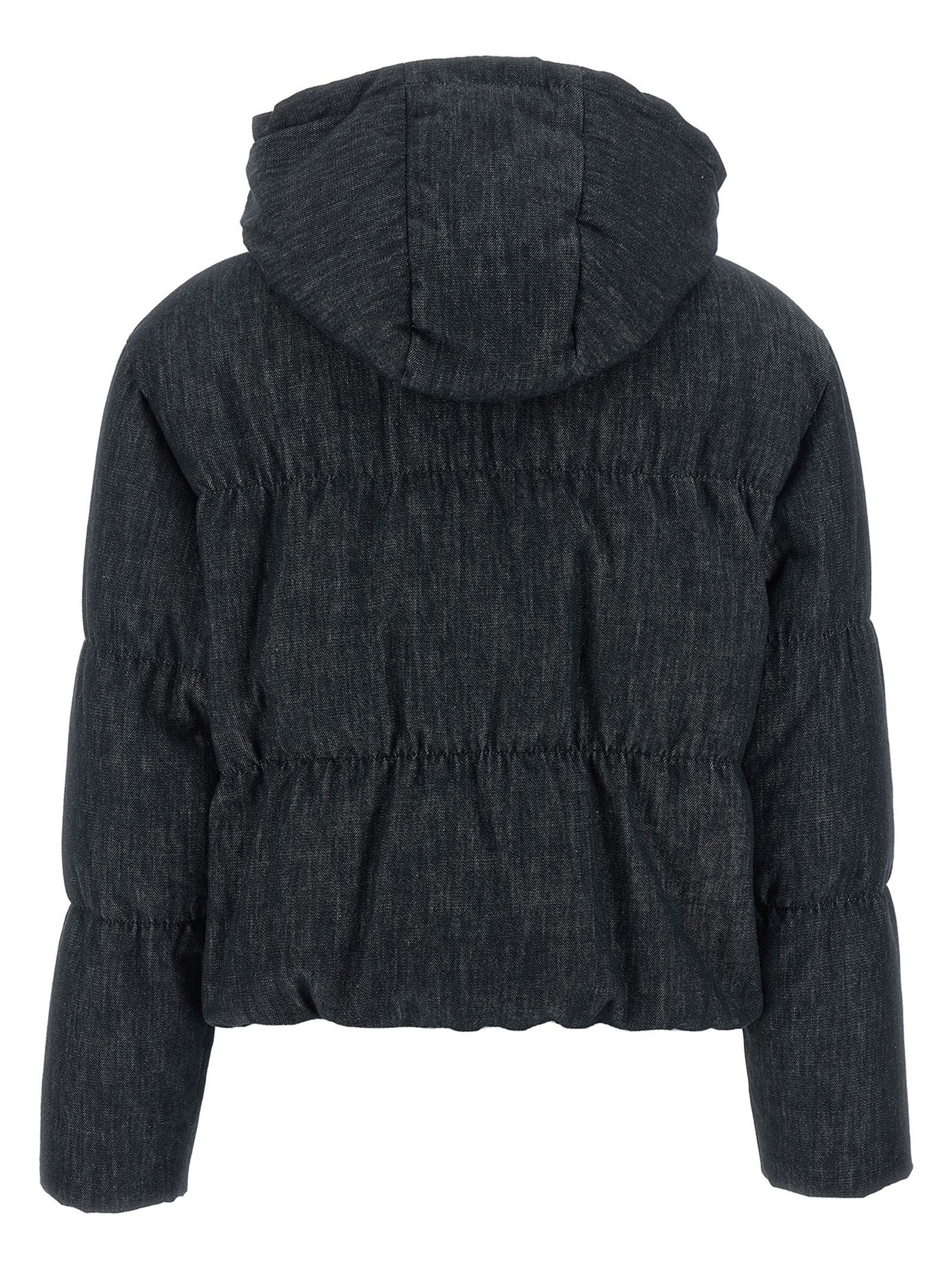 Brunello Cucinelli Denim-effect twill down jacket Size M / US 6-8 / IT 42-44 - 2 Thumbnail