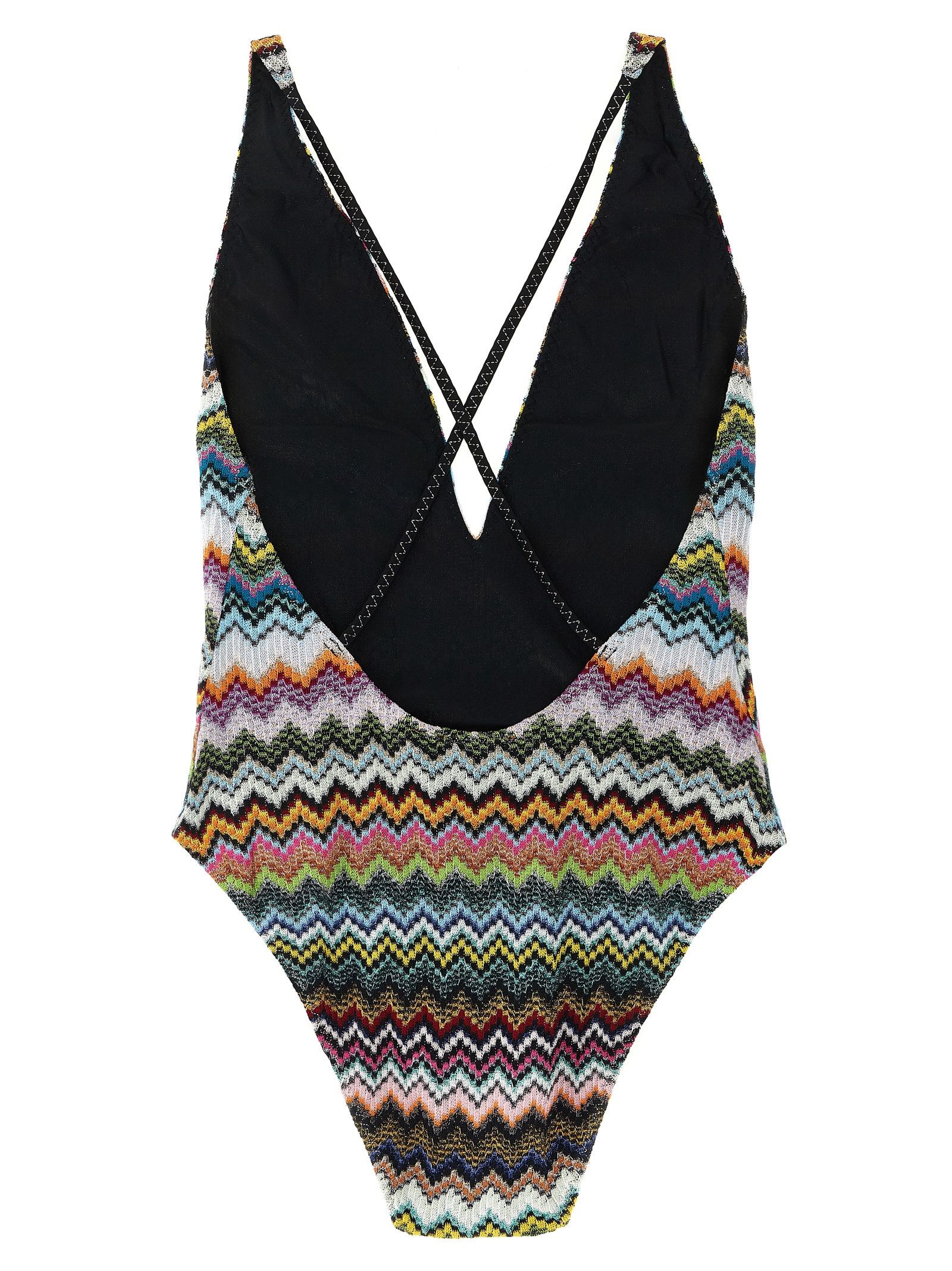 Missoni Zigzag one-piece swimsuit Size L / US 10 / IT 46 - 2 Thumbnail