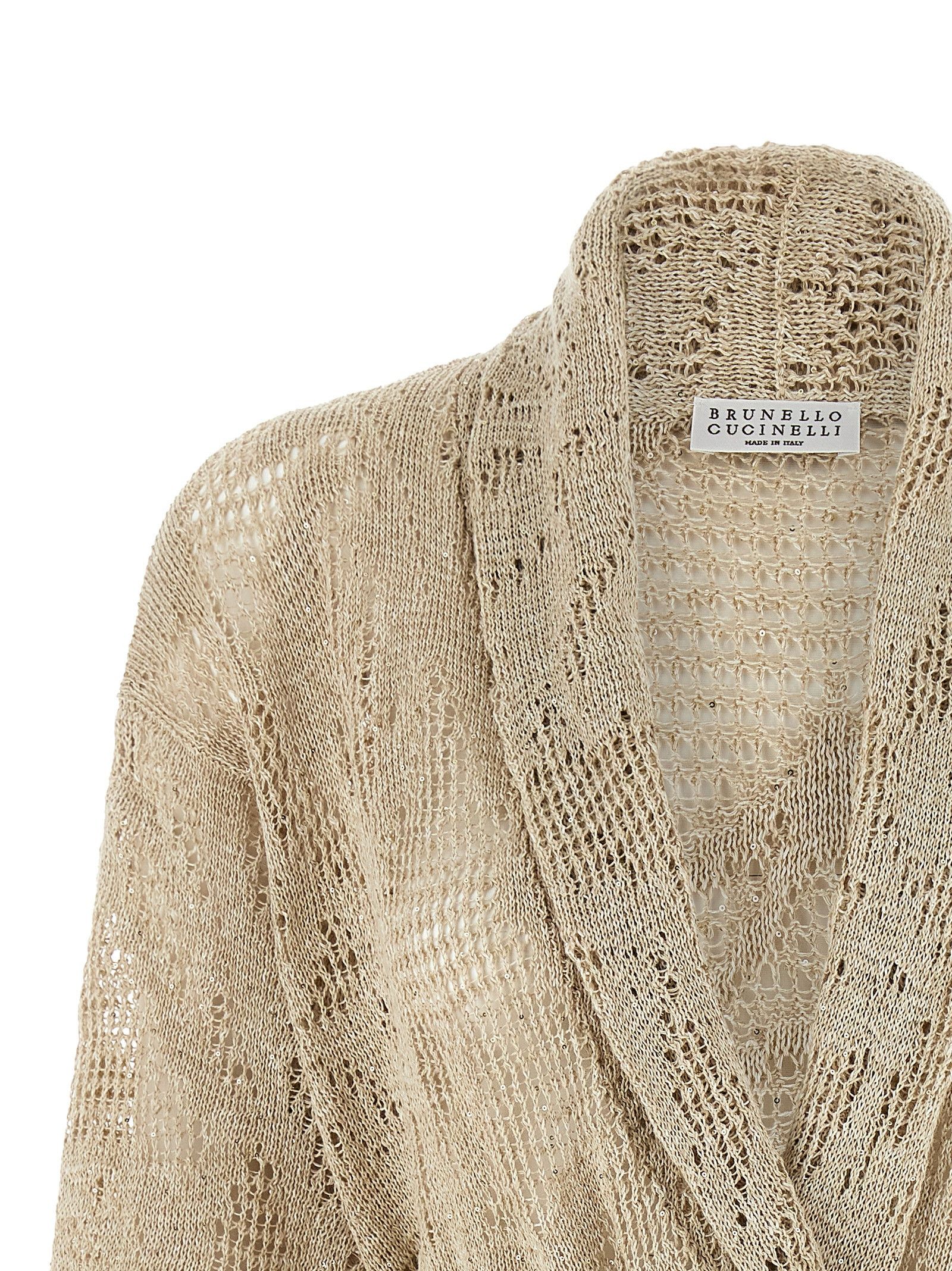 Brunello Cucinelli Crochet cardigan Size L / US 10 / IT 46 - 3 Thumbnail