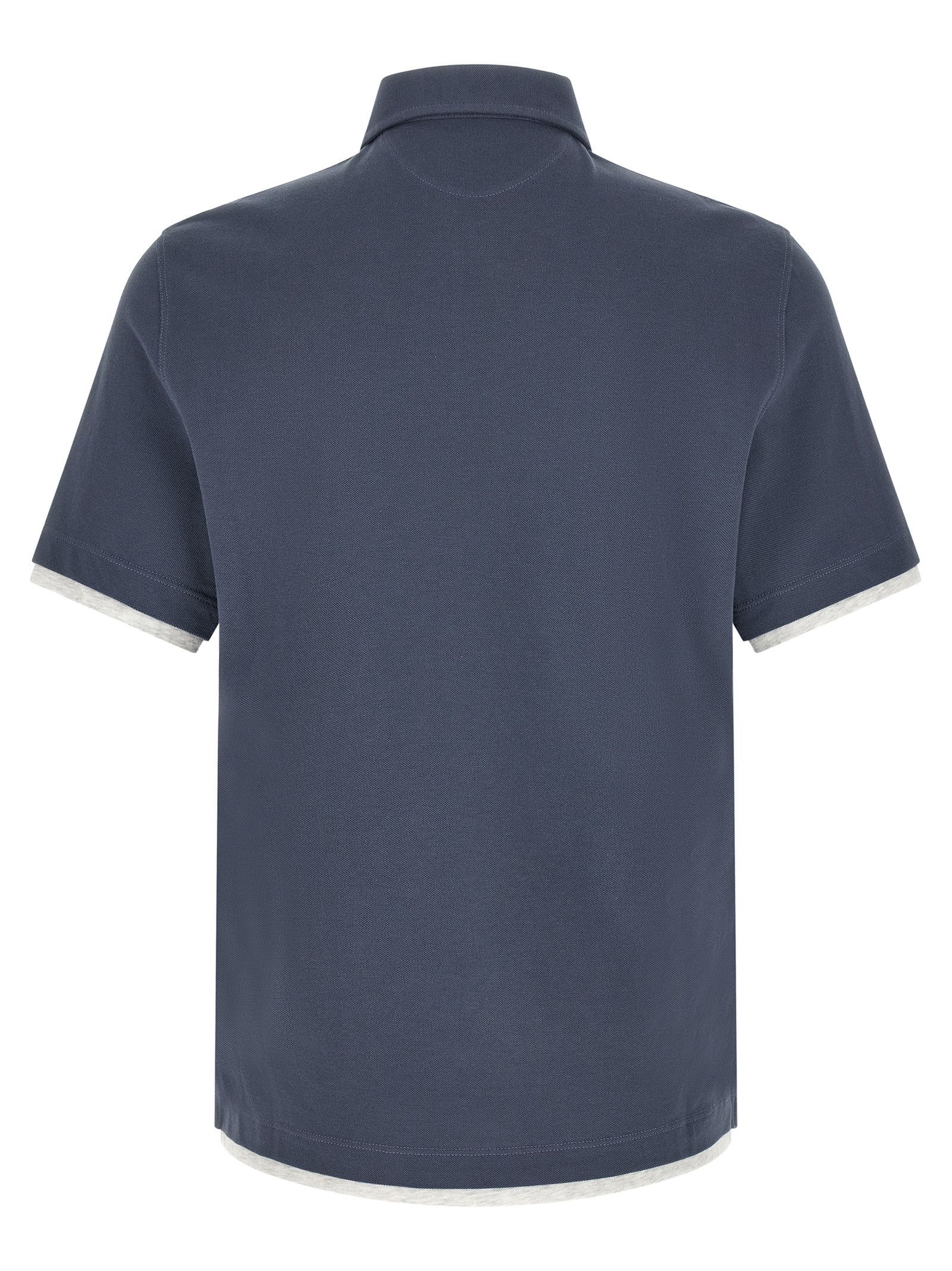 Brunello Cucinelli Double layer polo shirt Size US S / EU 44-46 / 1 - 2 Thumbnail