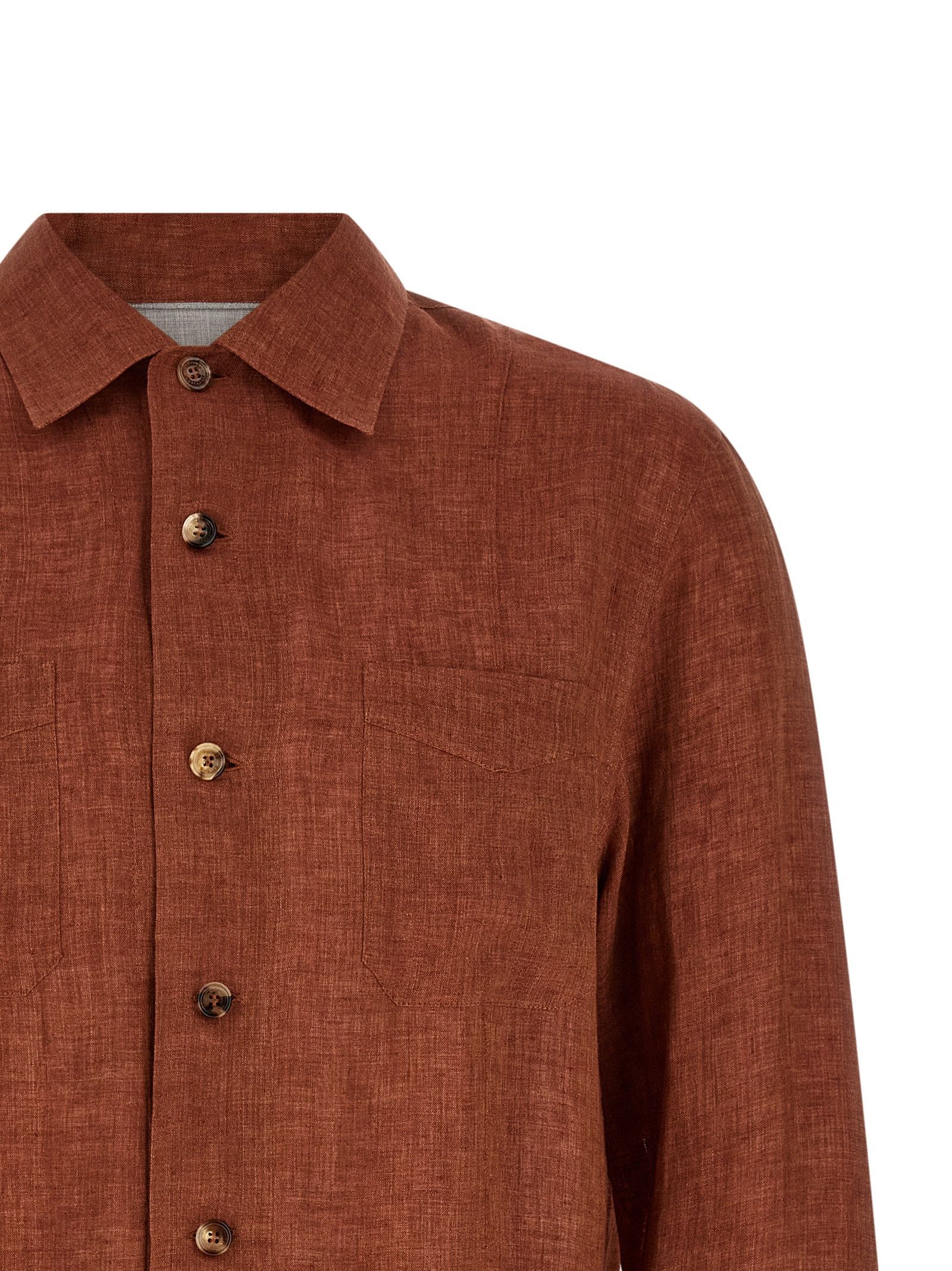 Brunello Cucinelli Linen shirt Size US XL / EU 56 / 4 - 3 Thumbnail
