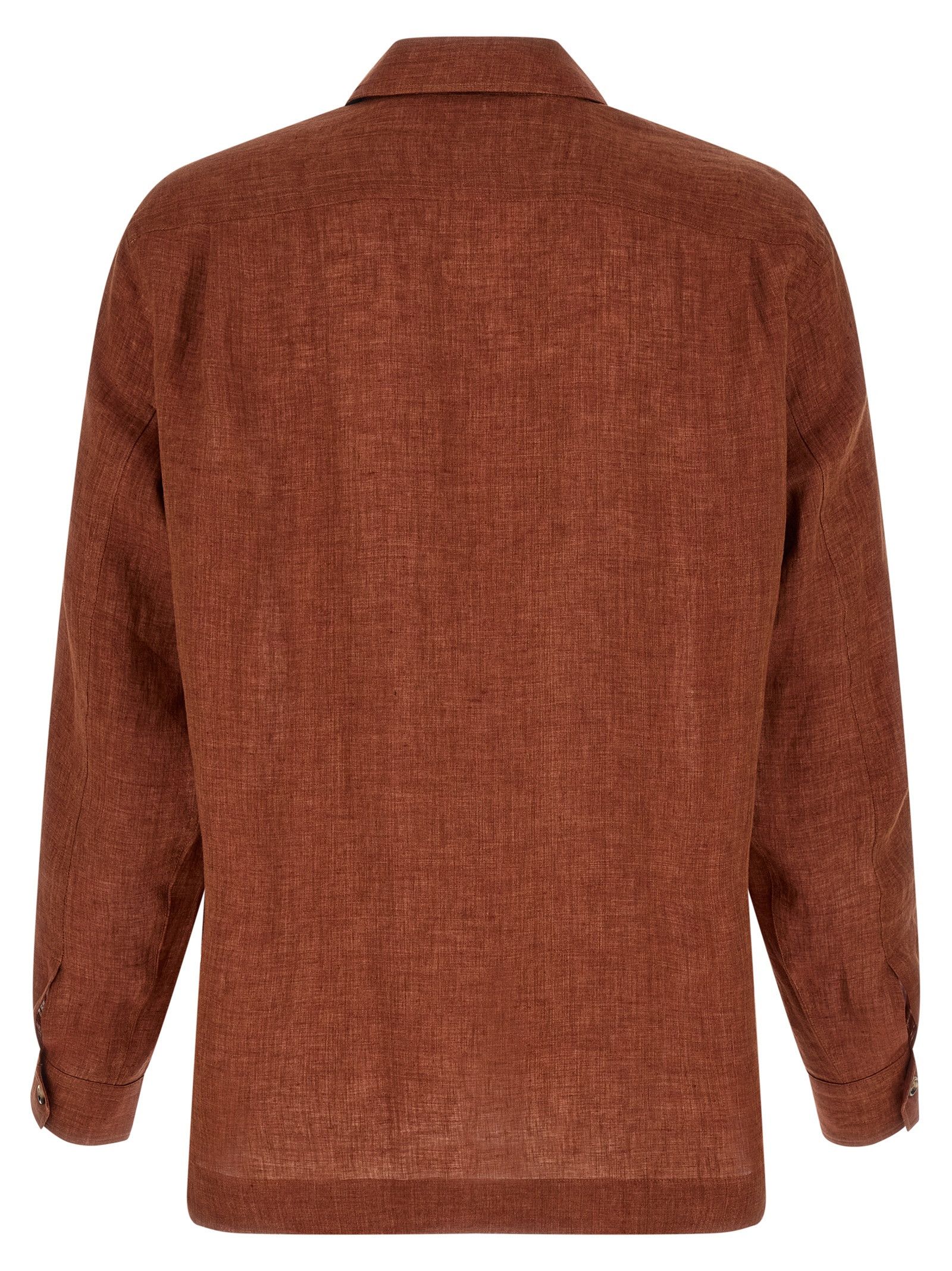 Brunello Cucinelli Linen shirt Size US XL / EU 56 / 4 - 2 Thumbnail