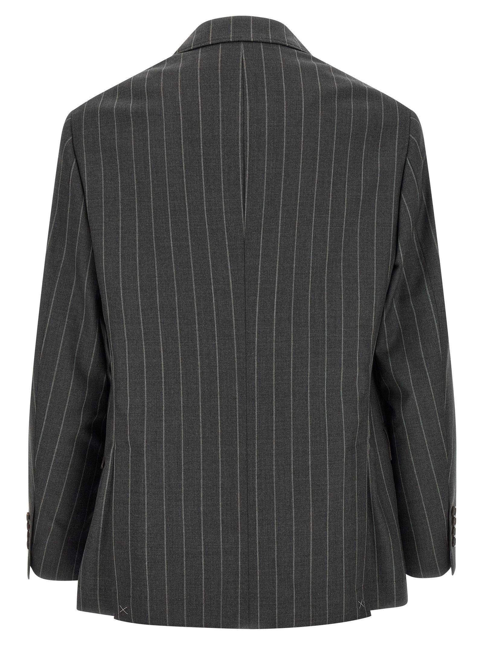 Brunello Cucinelli Pinstripe blazer Size US M / EU 48-50 / 2 - 2 Thumbnail