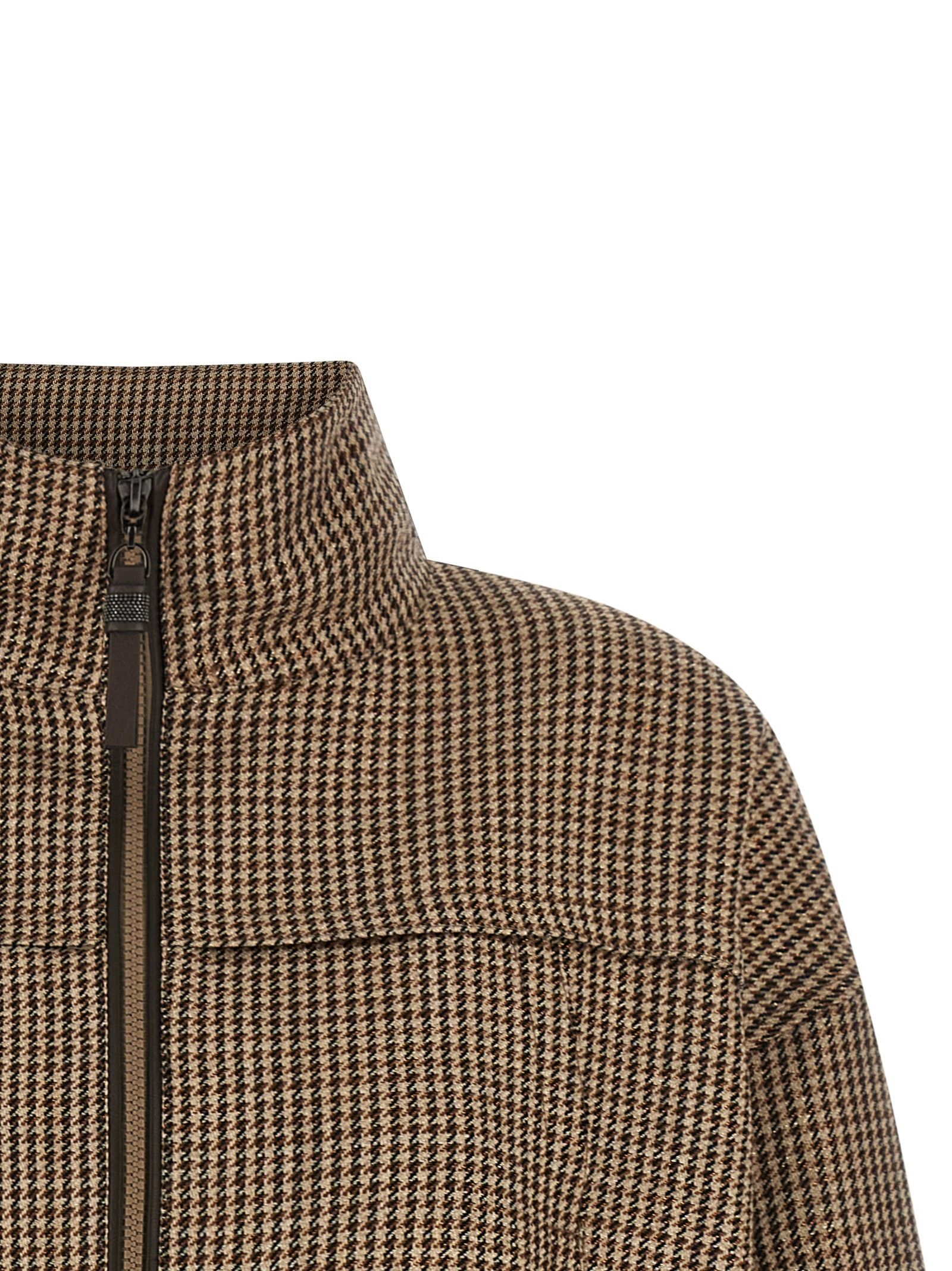 Brunello Cucinelli 'Shiny Zipper Pull' jacket Size M / US 6-8 / IT 42-44 - 3 Thumbnail