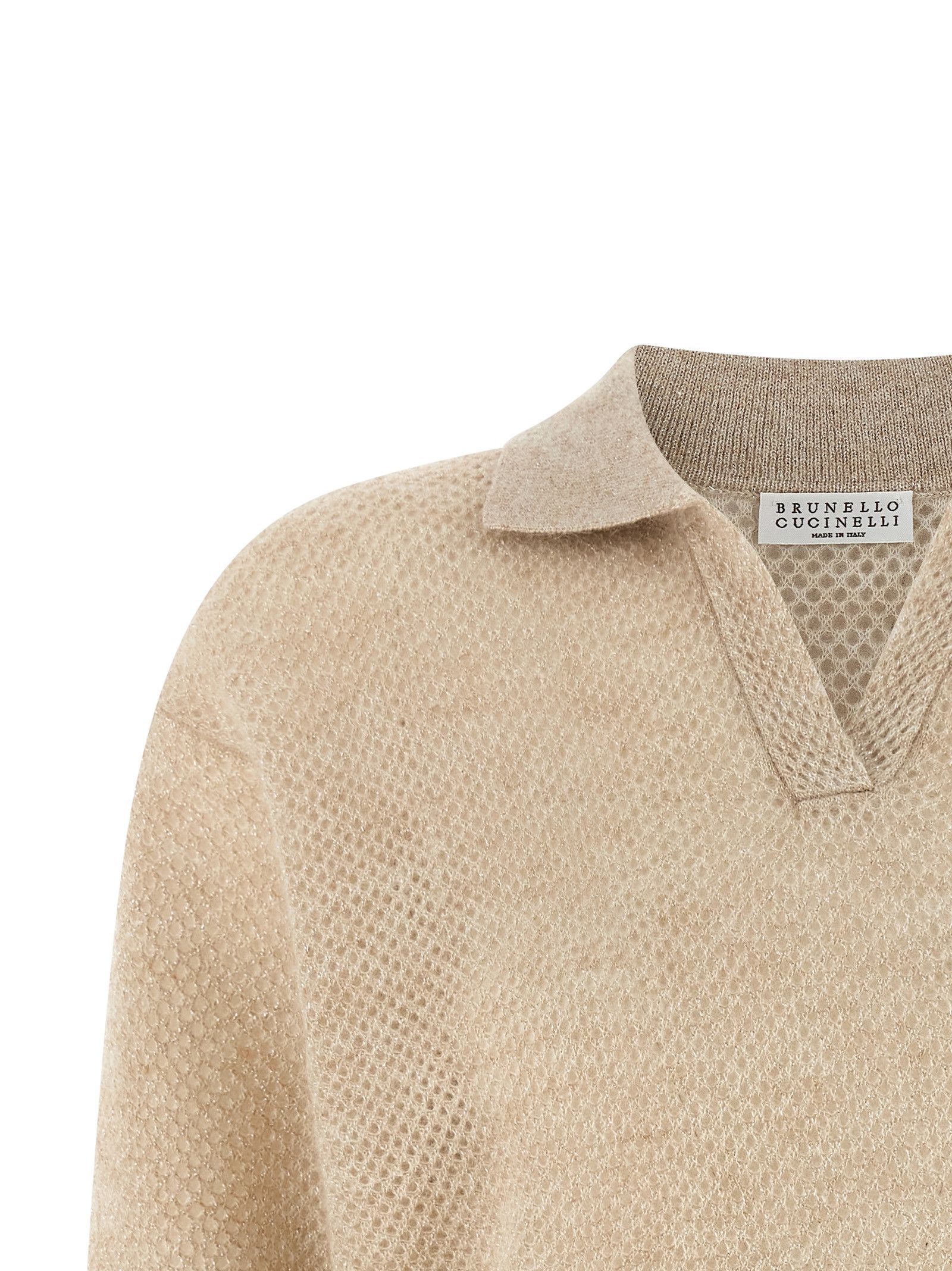 Brunello Cucinelli Waffle processing polo shirt Size L / US 10 / IT 46 - 3 Thumbnail