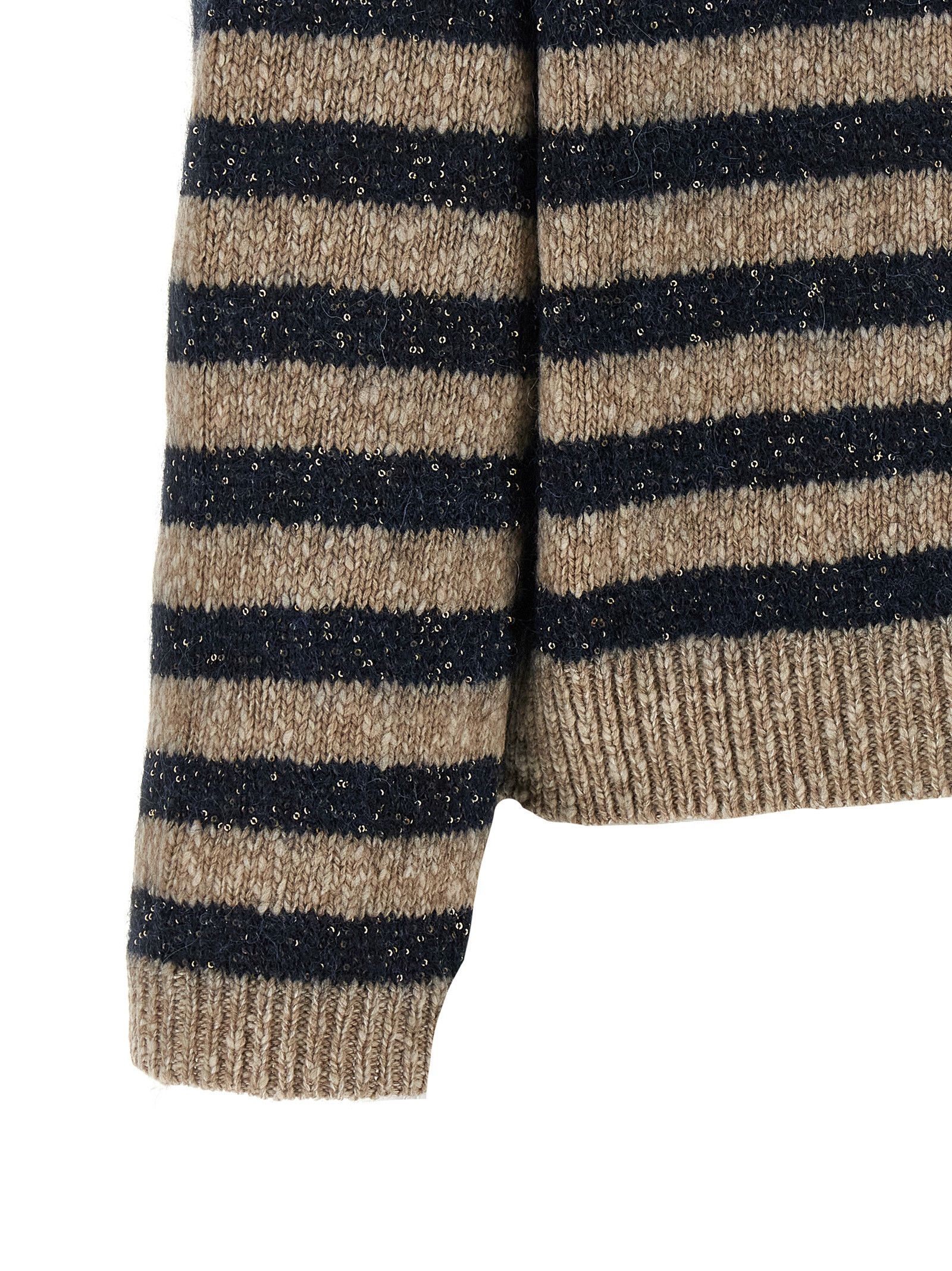 Brunello Cucinelli 'Dazzling Stripes' sweater Size S / US 4 / IT 40 - 4 Thumbnail