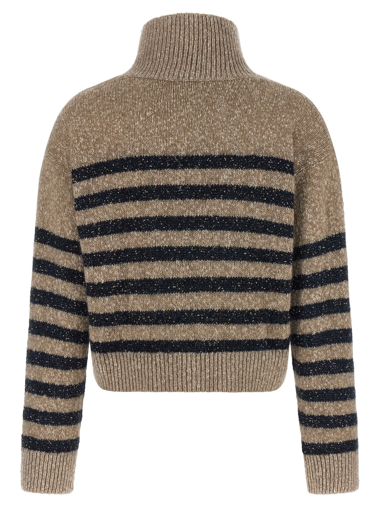 Brunello Cucinelli 'Dazzling Stripes' sweater Size S / US 4 / IT 40 - 2 Thumbnail