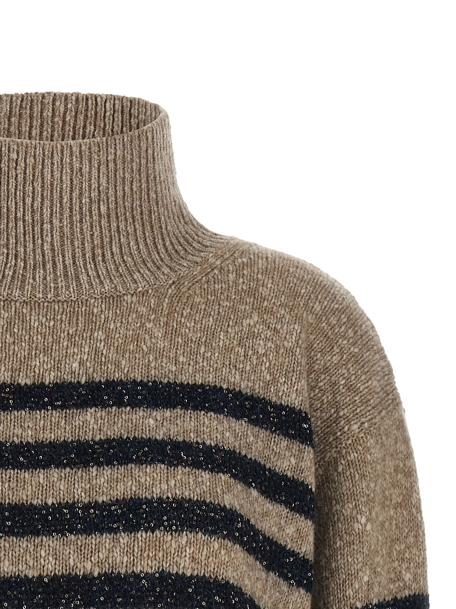 Brunello Cucinelli 'Dazzling Stripes' sweater Size S / US 4 / IT 40 - 3 Thumbnail