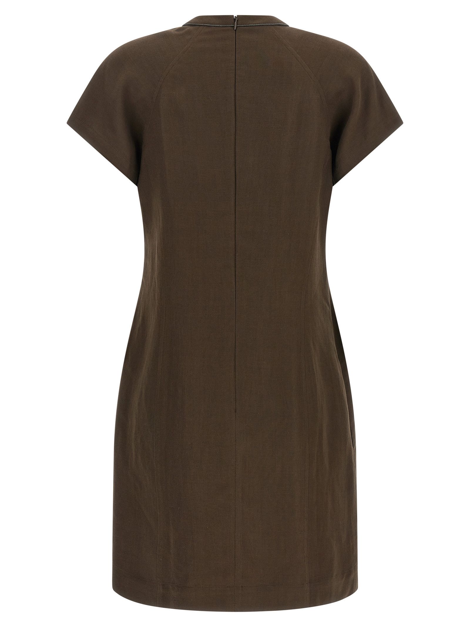 Brunello Cucinelli 'T-shirt' dress Size L / US 10 / IT 46 - 2 Thumbnail