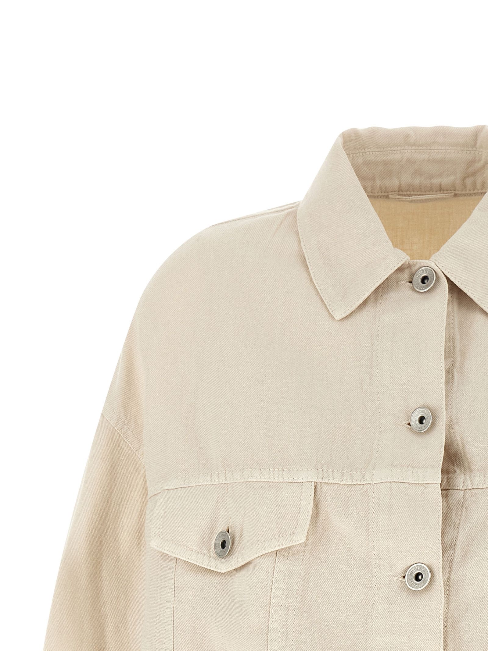 Brunello Cucinelli Linen cotton jacket Size M / US 6-8 / IT 42-44 - 3 Thumbnail