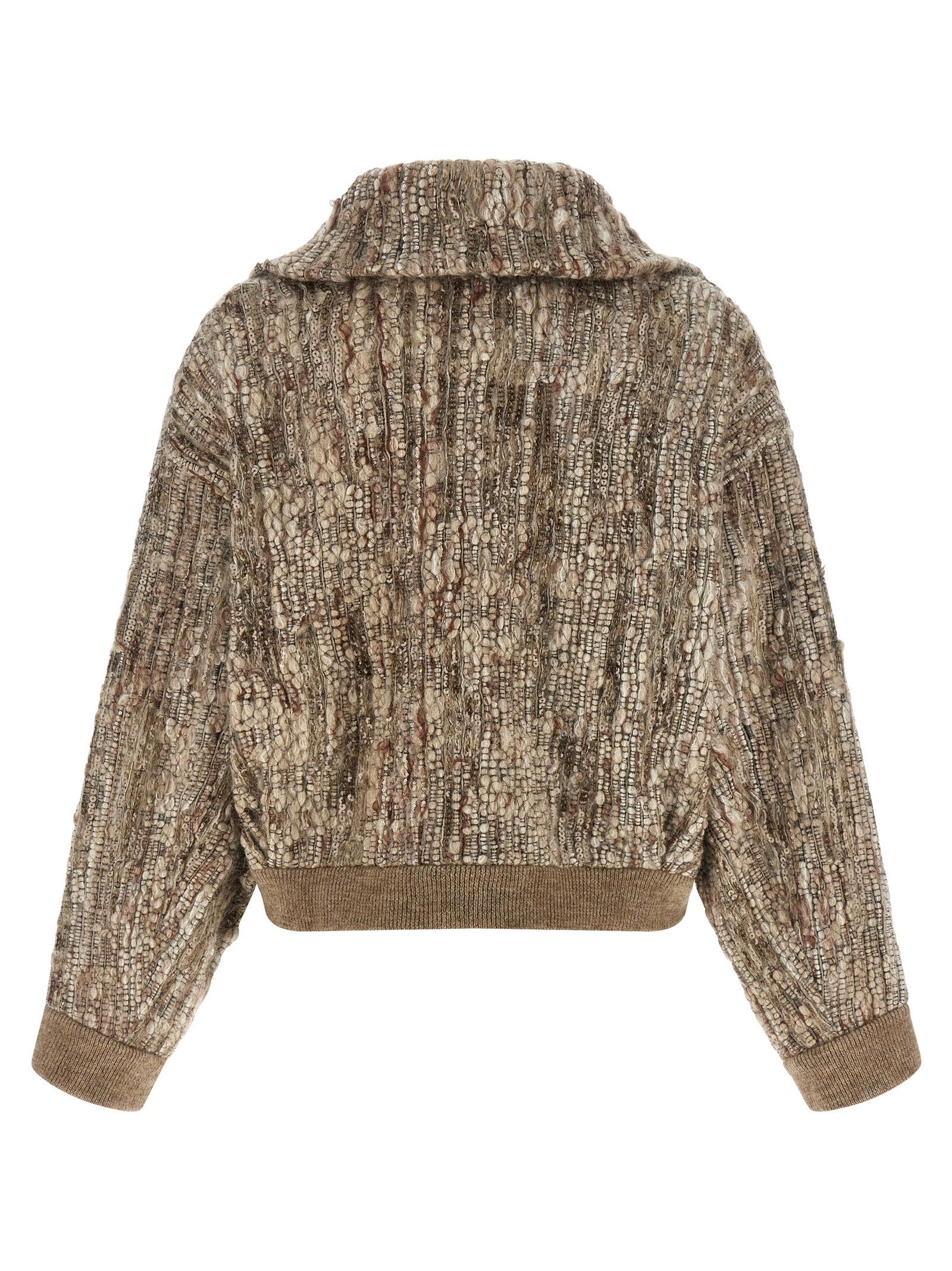 Brunello Cucinelli Tweed cardigan Size S / US 4 / IT 40 - 2 Thumbnail