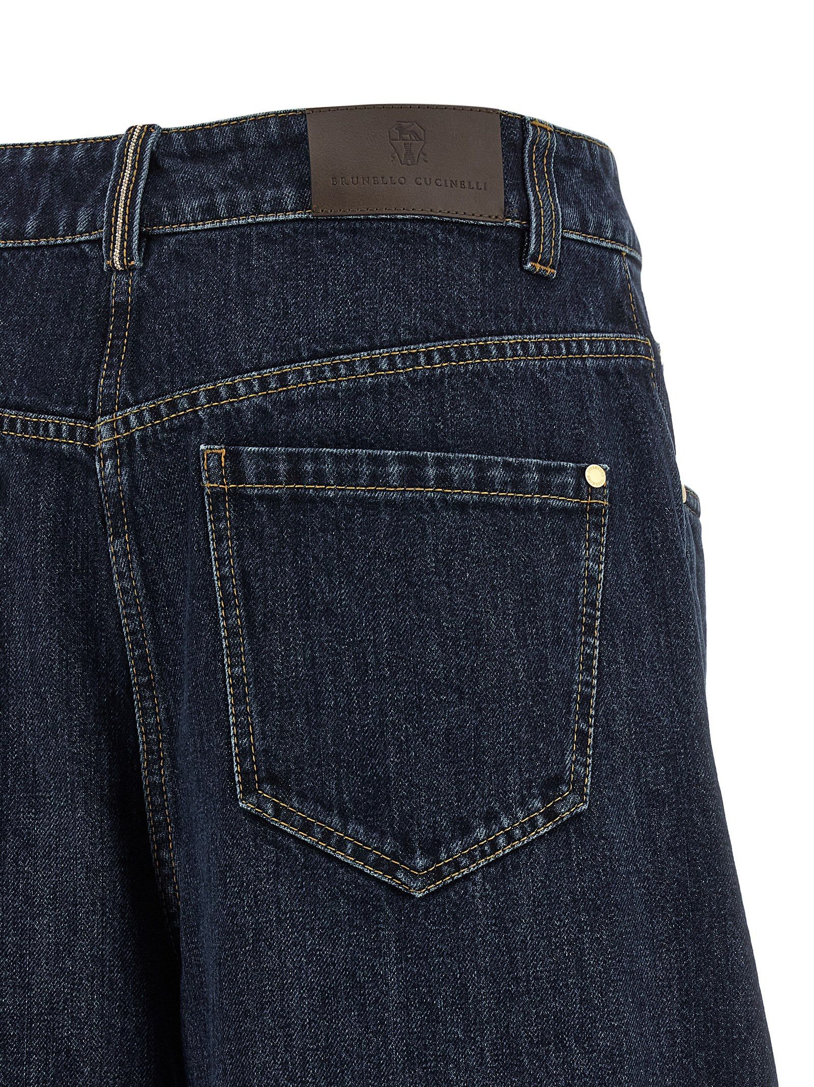 Brunello Cucinelli 'The Wide Barrel' jeans Size 30" / US 8 / IT 44 - 4 Thumbnail