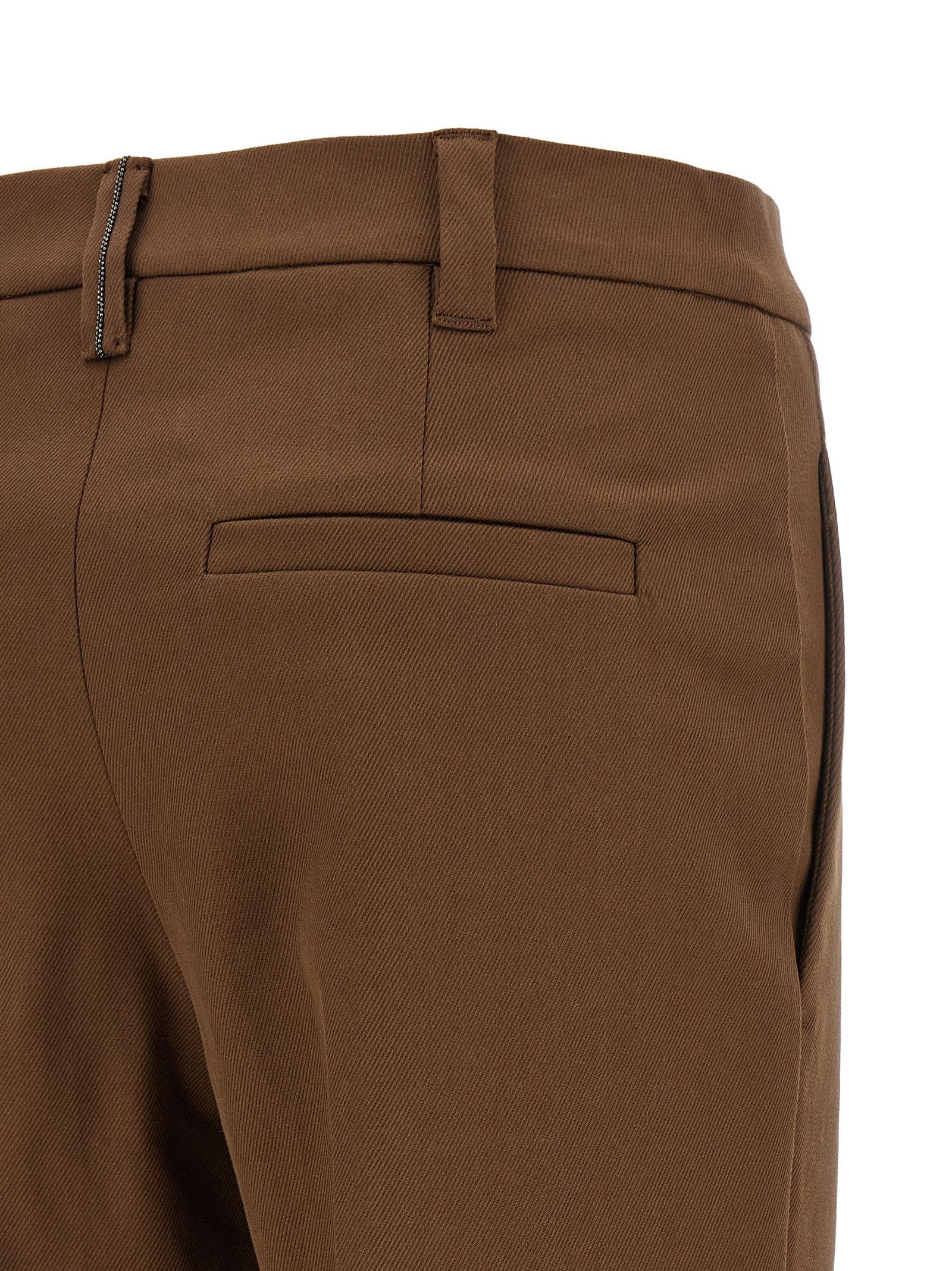 Brunello Cucinelli 'Monile' cotton pants Size 30" / US 8 / IT 44 - 4 Thumbnail