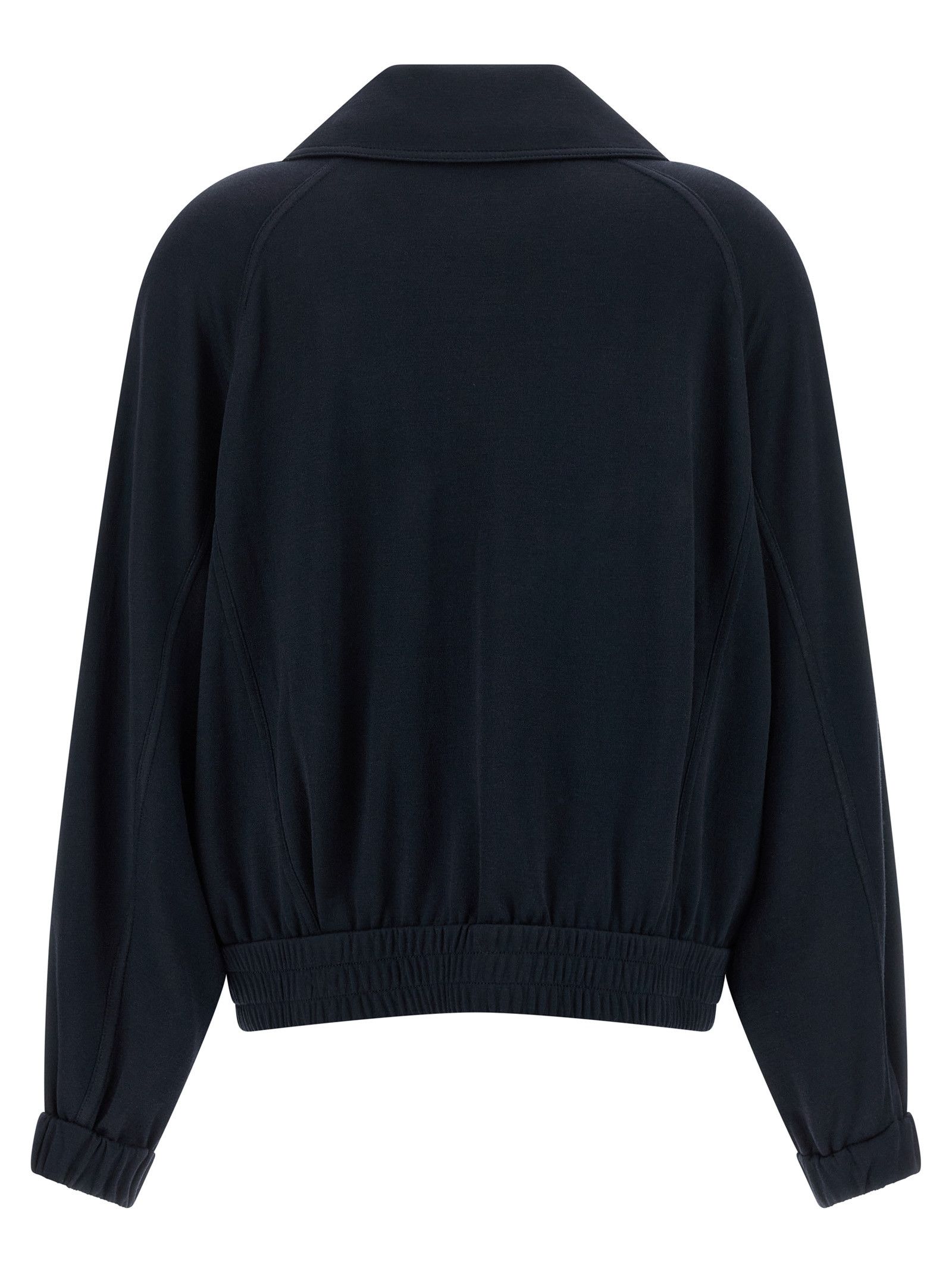 Brunello Cucinelli 'Shiny Zipper Pull' sweatshirt Size XS / US 0-2 / IT 36-38 - 2 Thumbnail