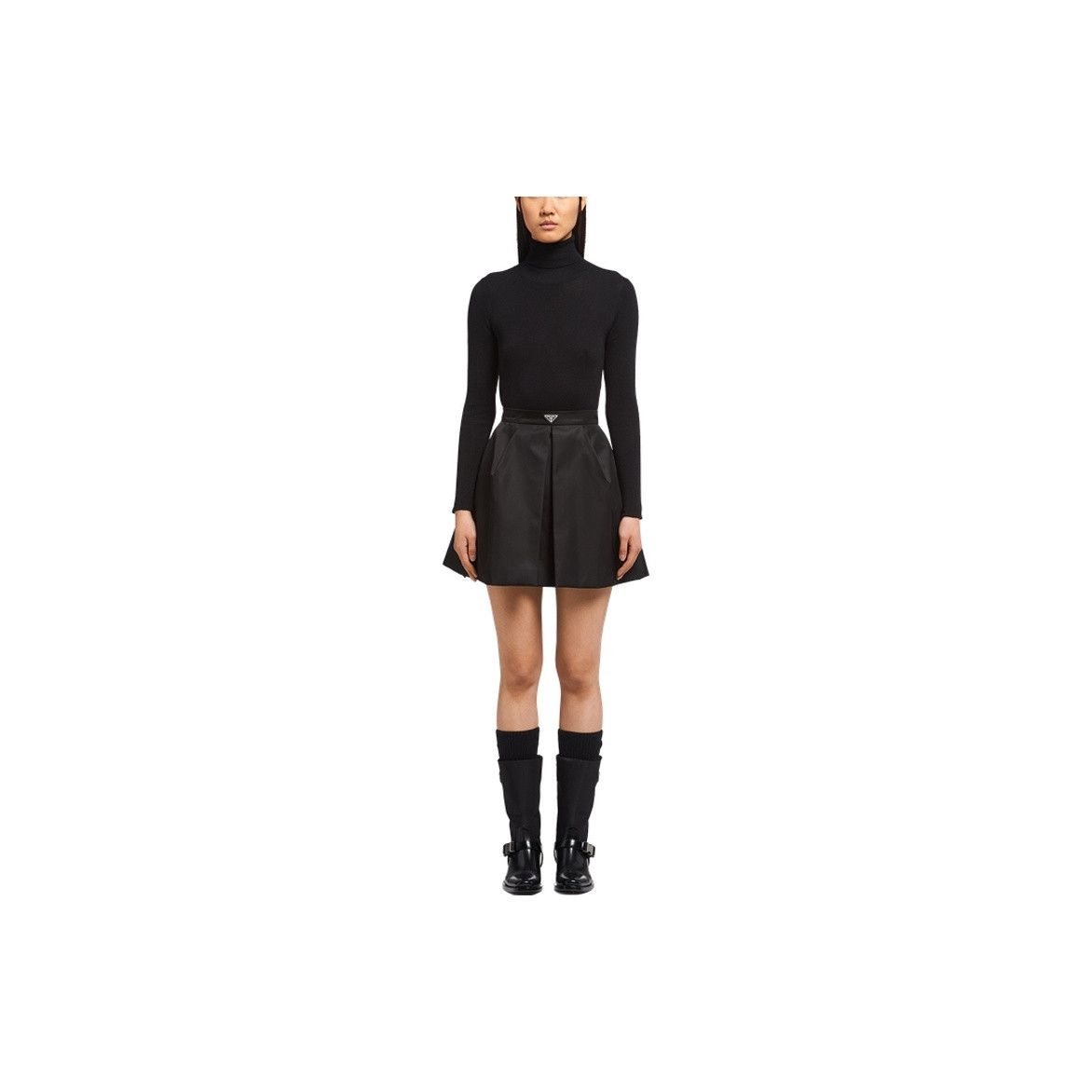 Prada Prada Re-Nylon A-Line Mini Skirt Size 42 Size 28" / US 6 / IT 42 - 5 Thumbnail