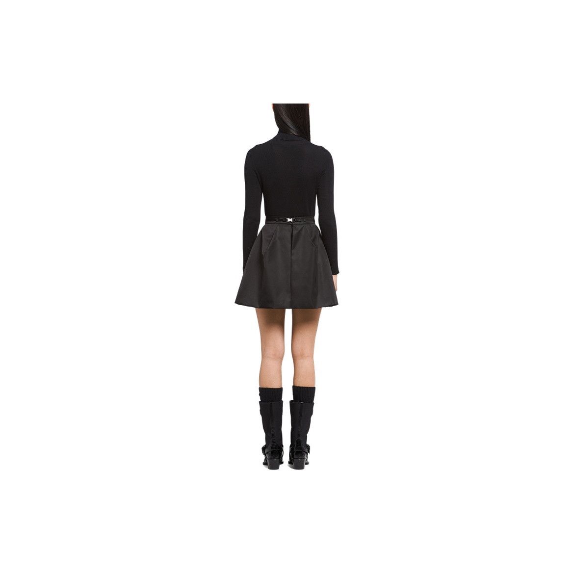 Prada Prada Re-Nylon A-Line Mini Skirt Size 42 Size 28" / US 6 / IT 42 - 6 Thumbnail