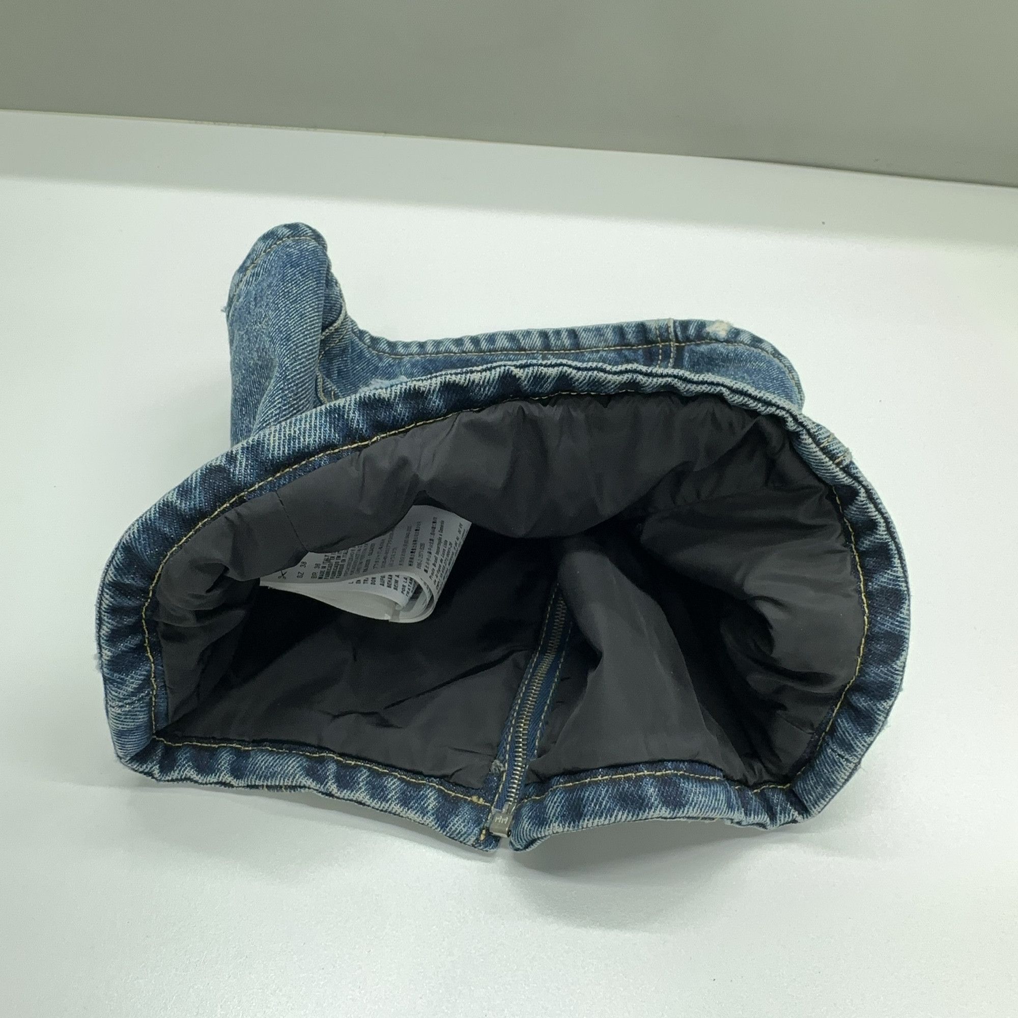 Prada Prada Denim Logo Tube Top Size 38 Size XS / US 0-2 / IT 36-38 - 8 Thumbnail