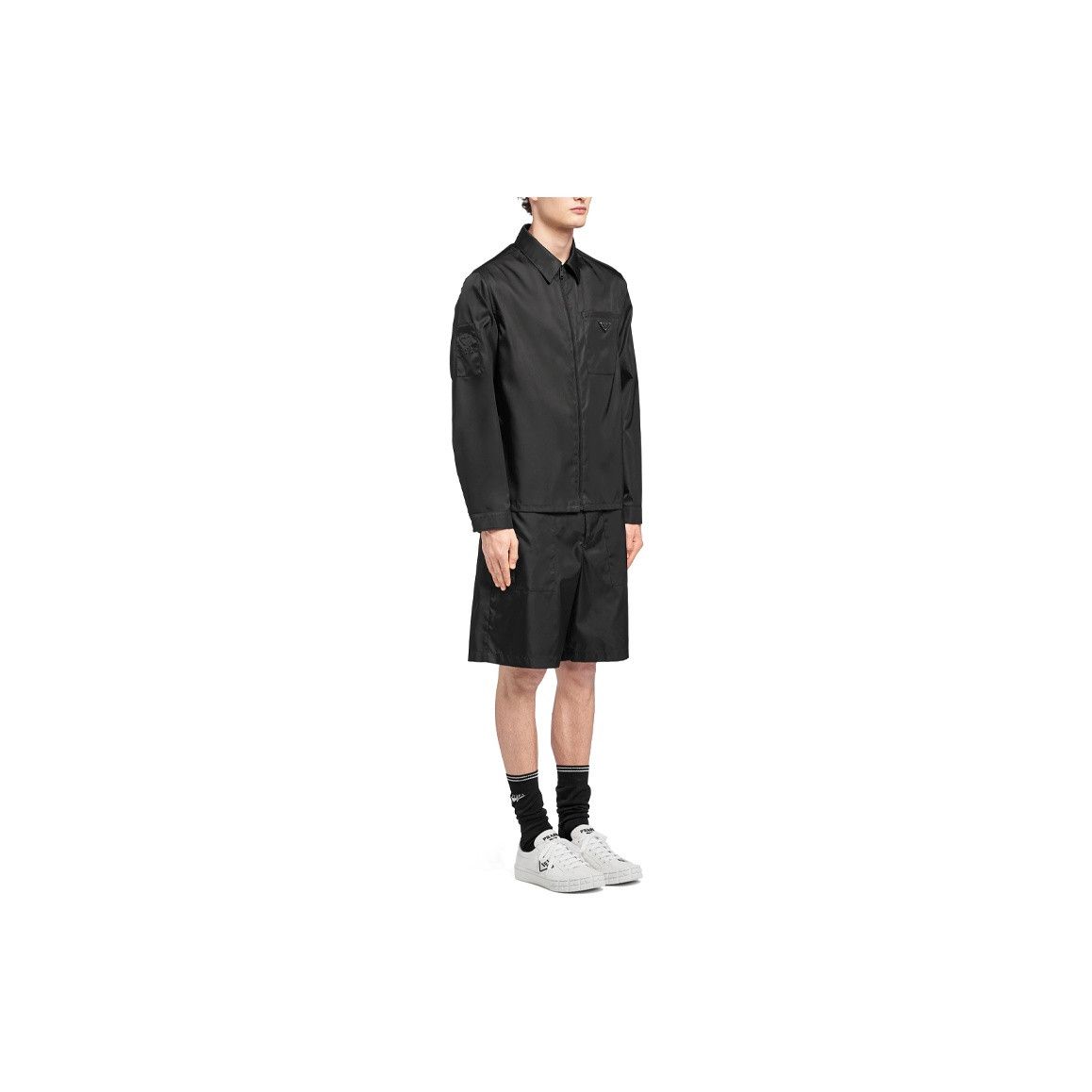 Prada Prada Re-Nylon Zip-Up Shirt Size S Size US S / EU 44-46 / 1 - 9 Thumbnail