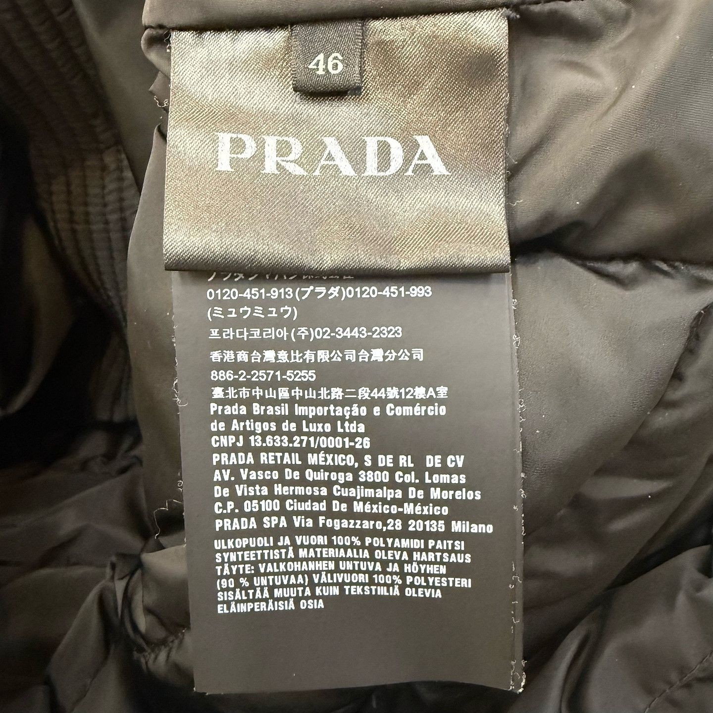 Prada Prada Triangle Logo Puffer Jacket Size S Size US S / EU 44-46 / 1 - 4 Thumbnail